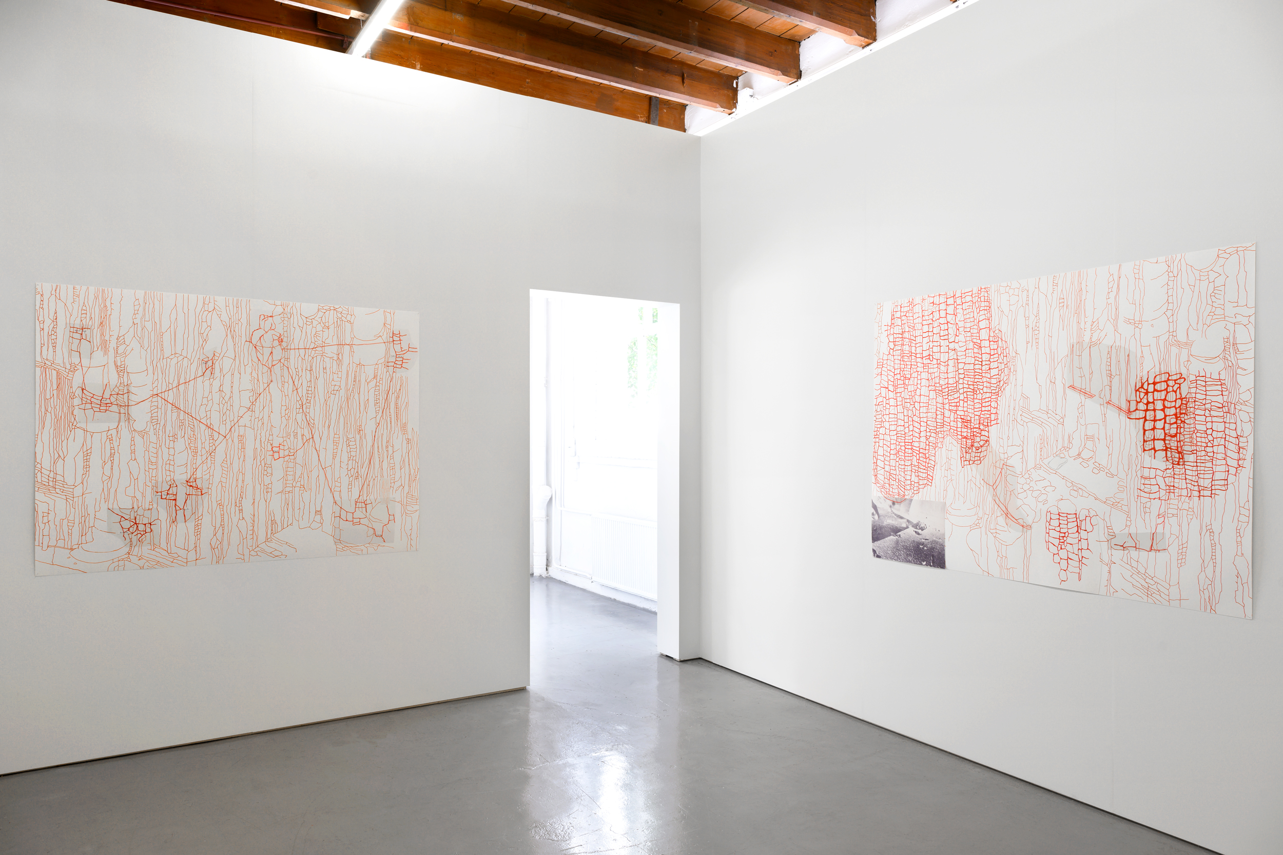  Hatch Open - the merely schematic , 2021  Installation view at Club Solo, Breda