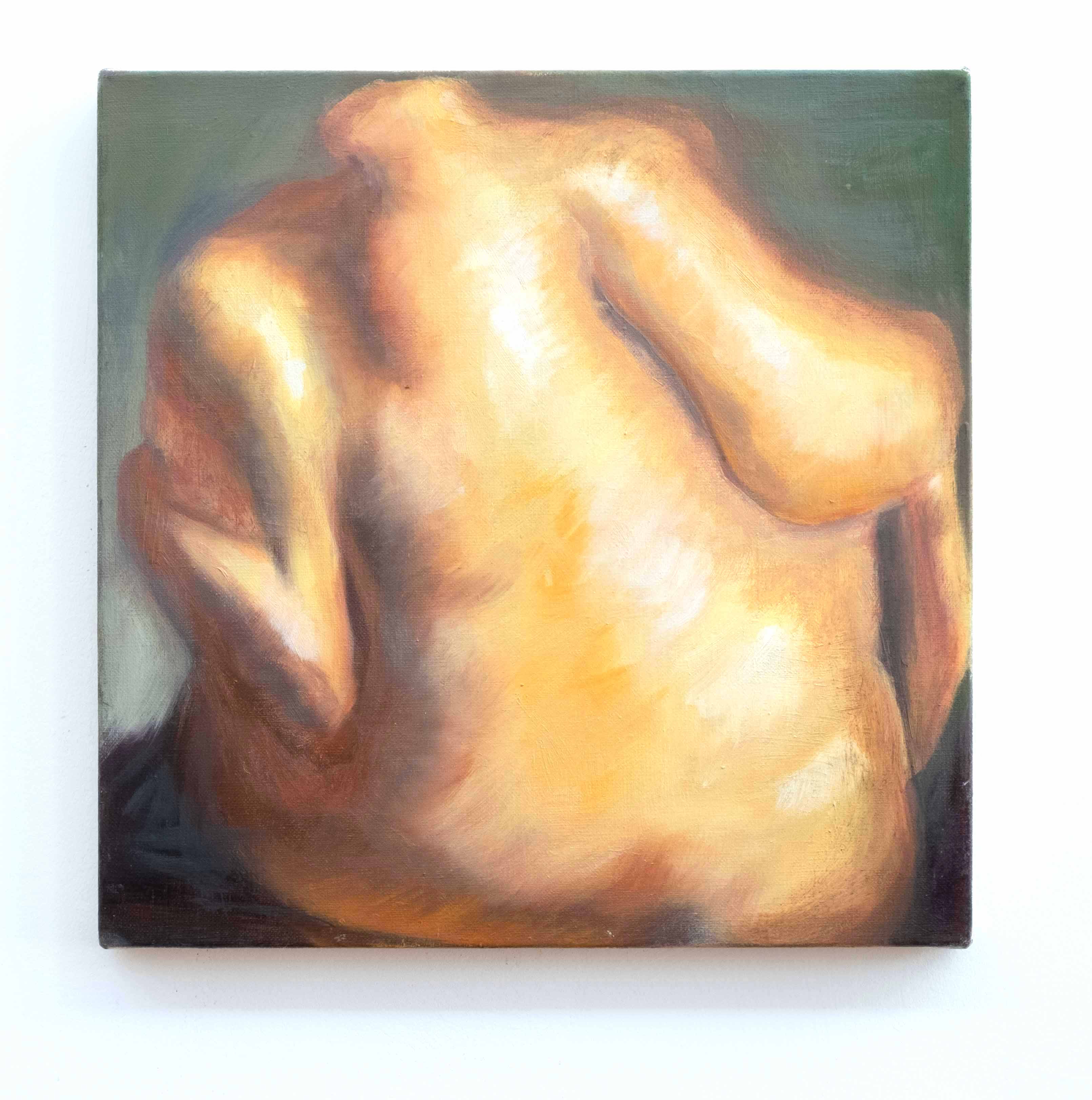 Untitled (from the Chicken Series), oil on linen, 14 x 12 inches, 2013