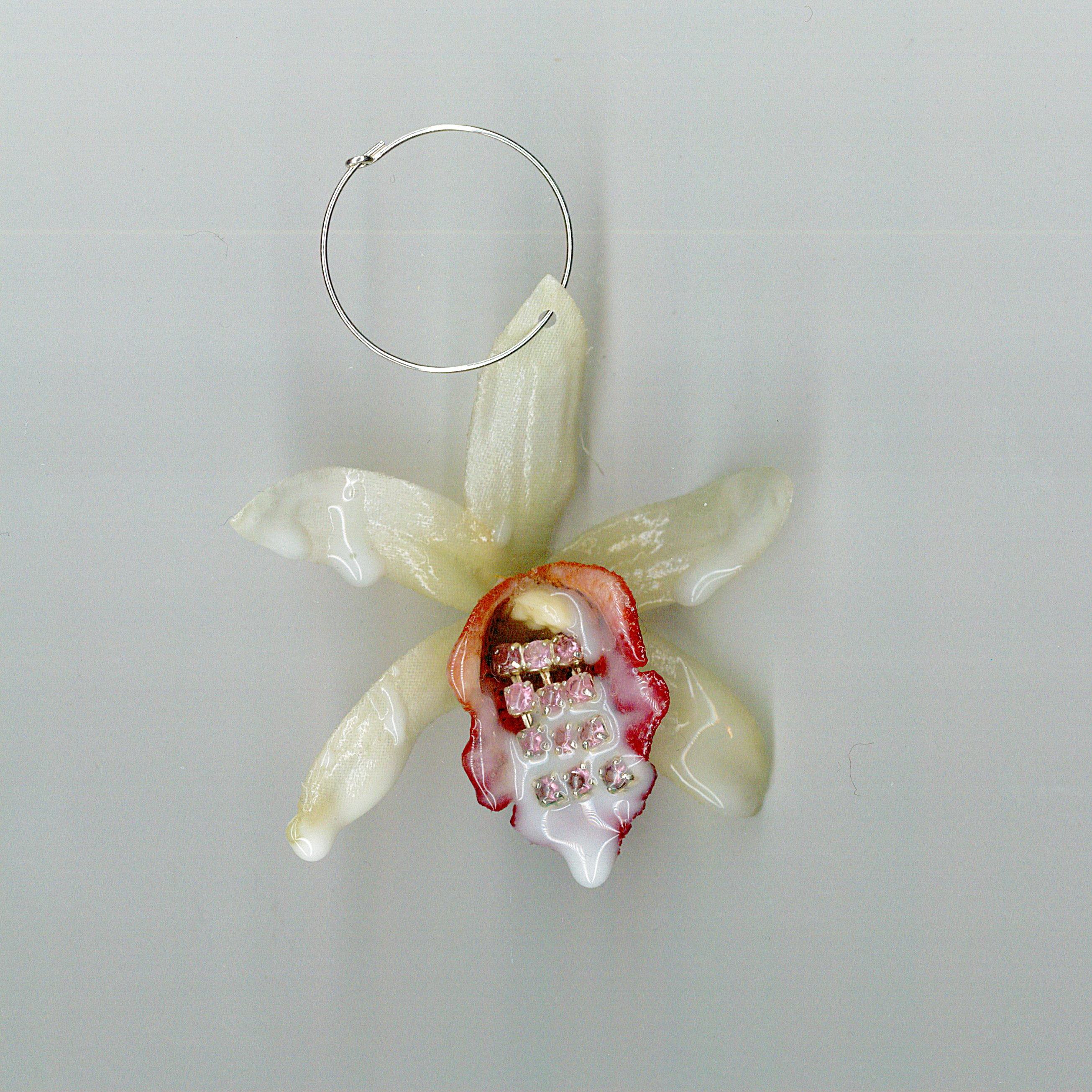 0136-00 CREAMY ORCHID HOOP | available on https://www.caycollective.se/collections/mjolkshake