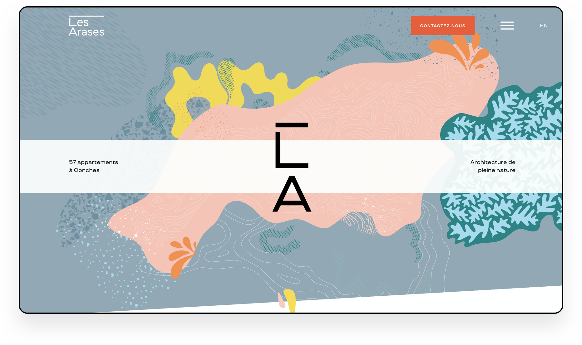 Les Arases homepage screenshot