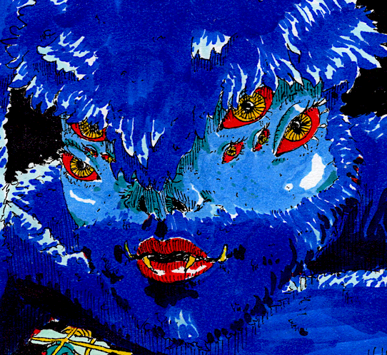 "Spider Mistress" Detail shot