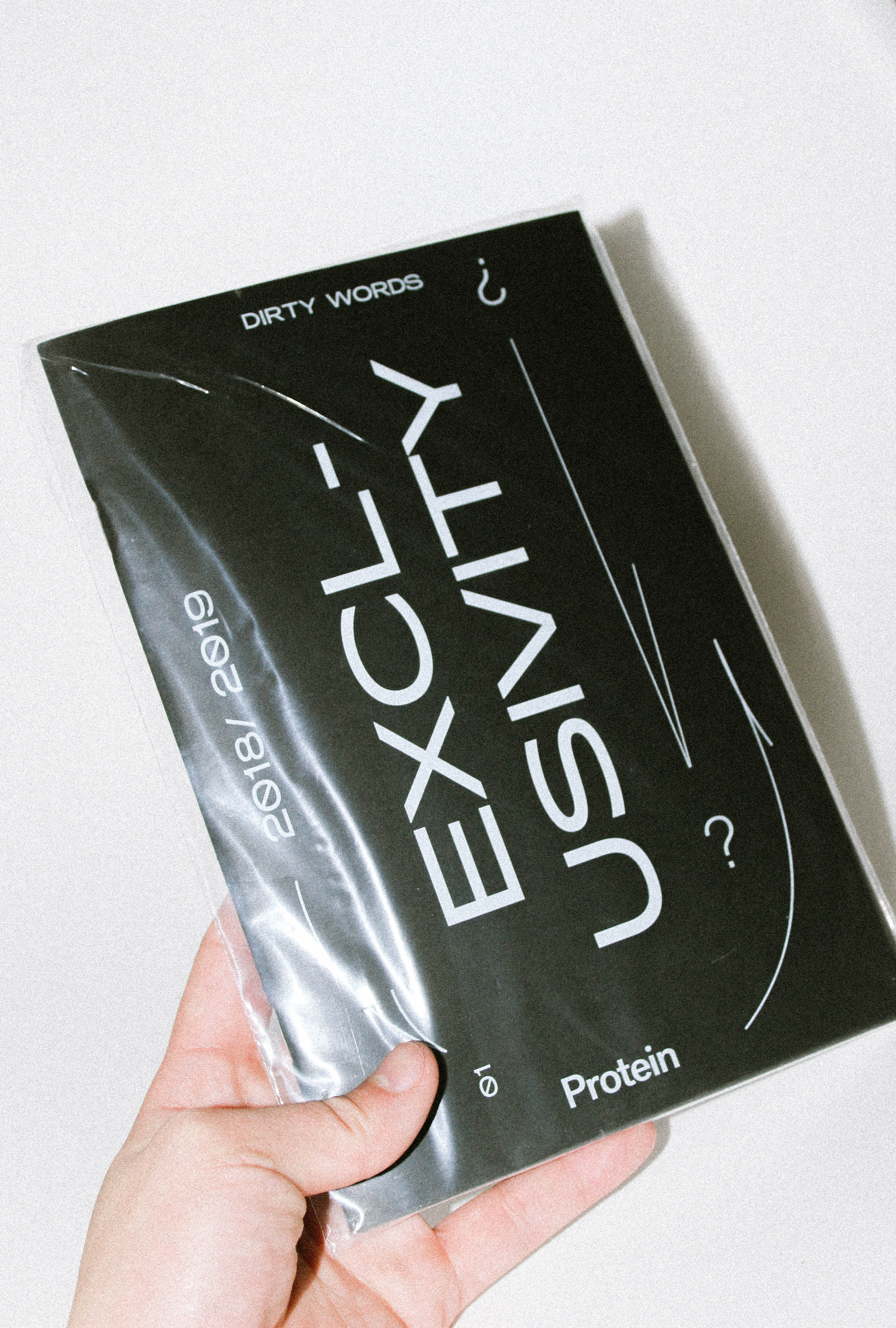 "Exclusivity" zine, 2019. Made for/ under Protein Agency. Photo by Rin Kim