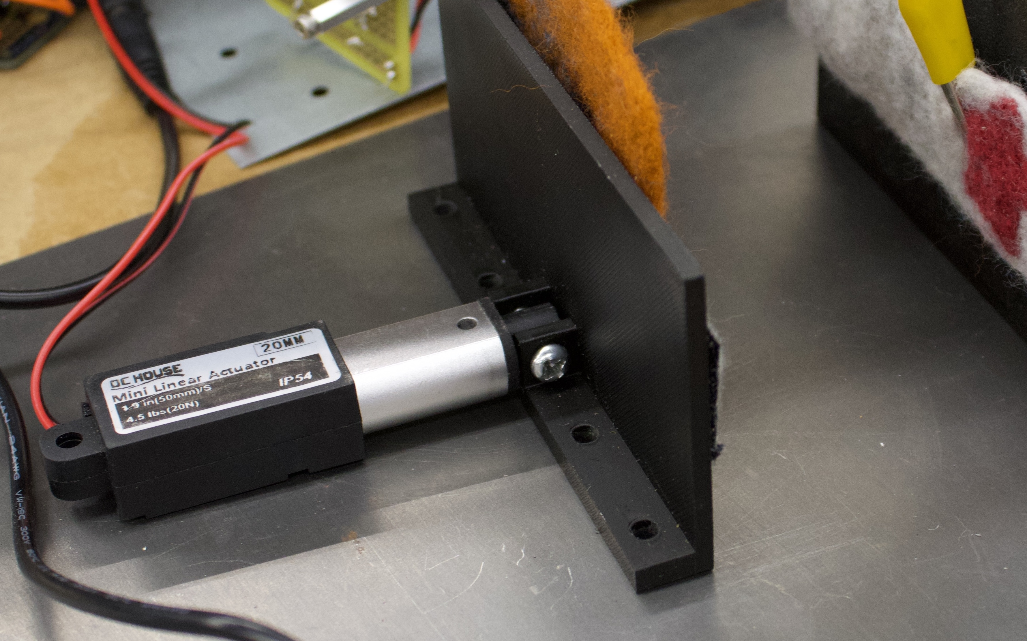 Steel Metal, 3 Sided Lid-Cover for Linear Motor