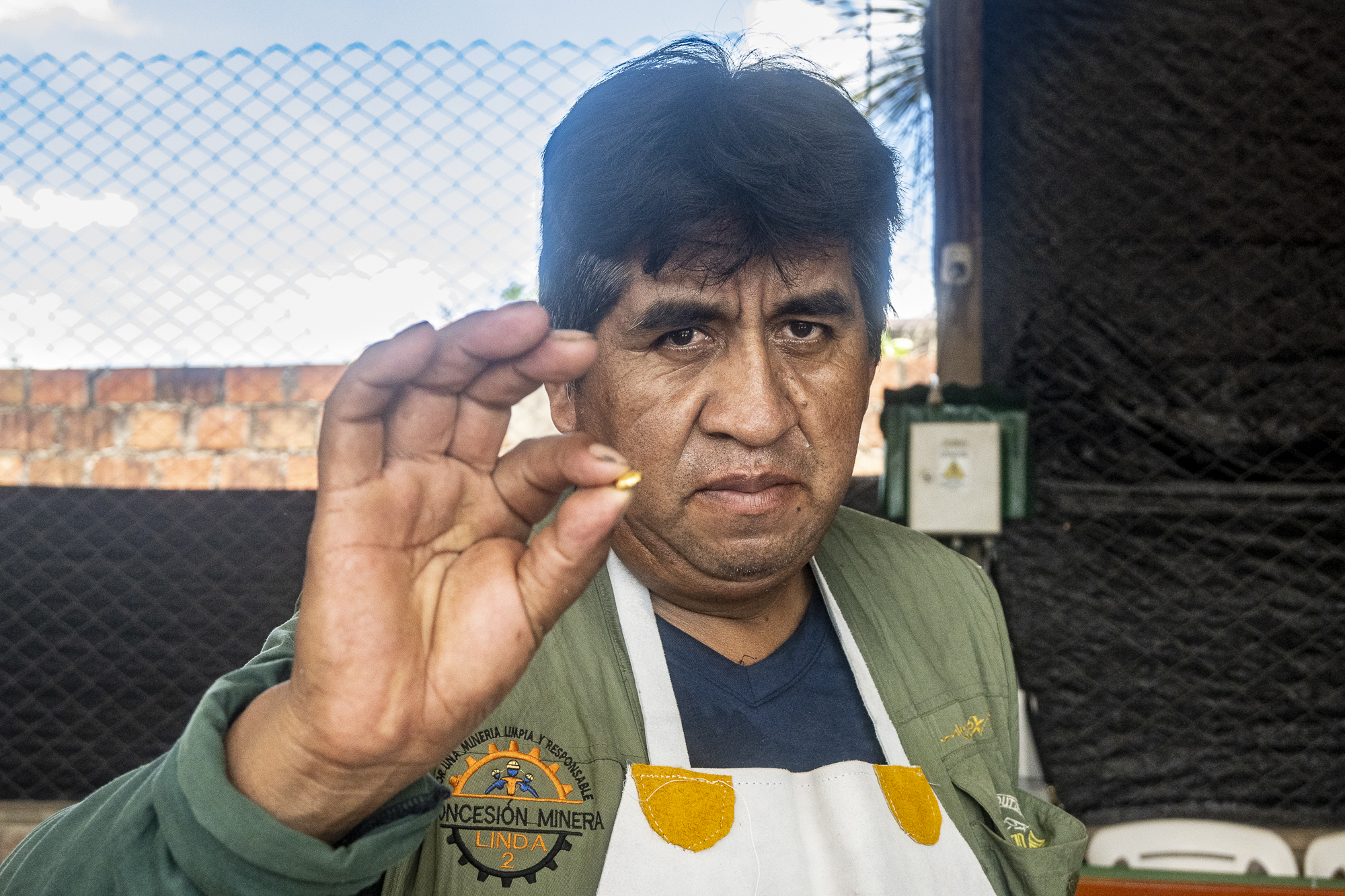 DON HUGO WITH HIS FIRST GOLD NUGGET, 2021