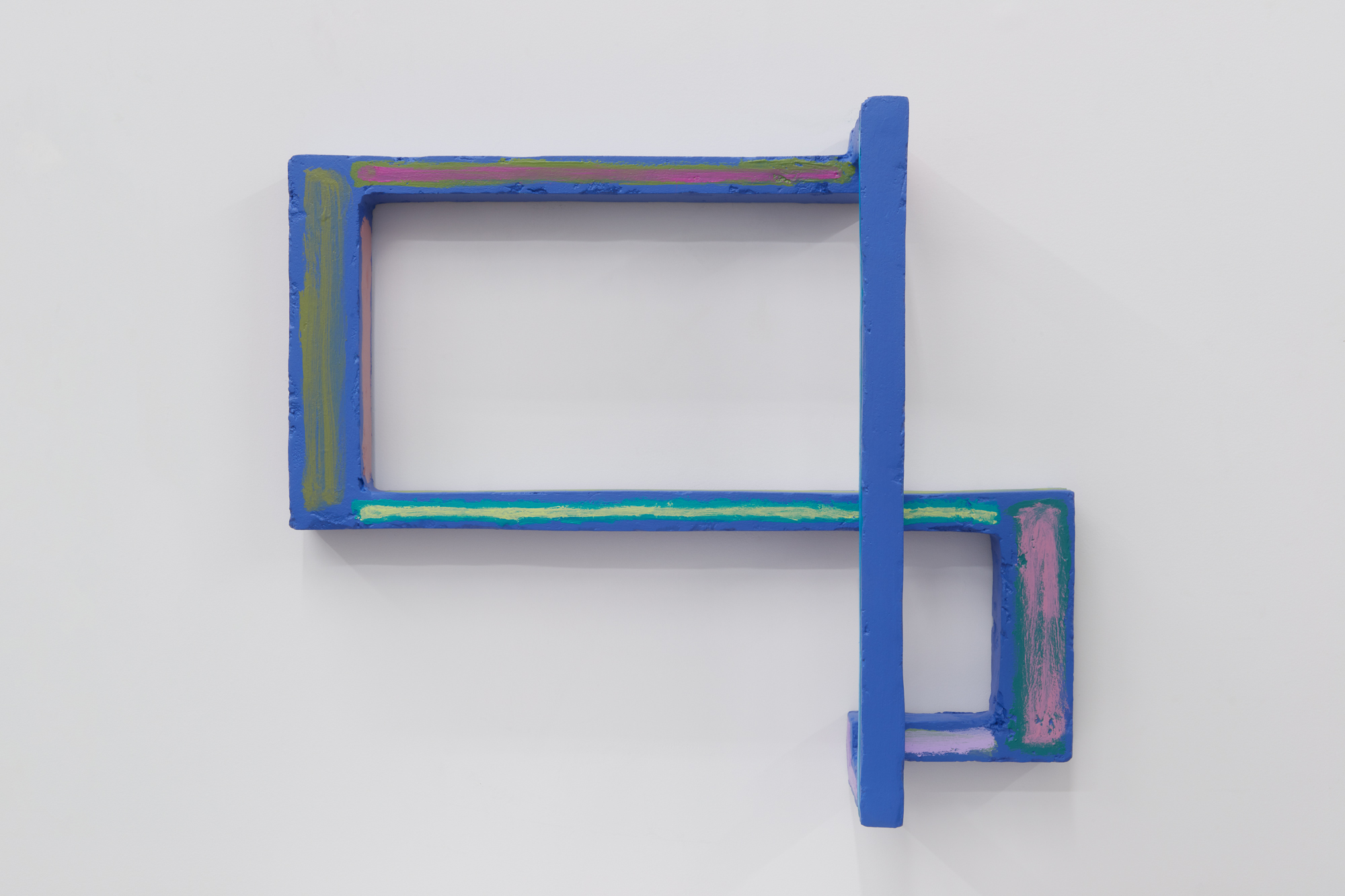 Utterance 8, 2019Mild steel, stucco, acrylic paint20 &sup1;&frasl;₄" x 23 &sup1;&frasl;₂" x 6 &sup1;&frasl;₄"