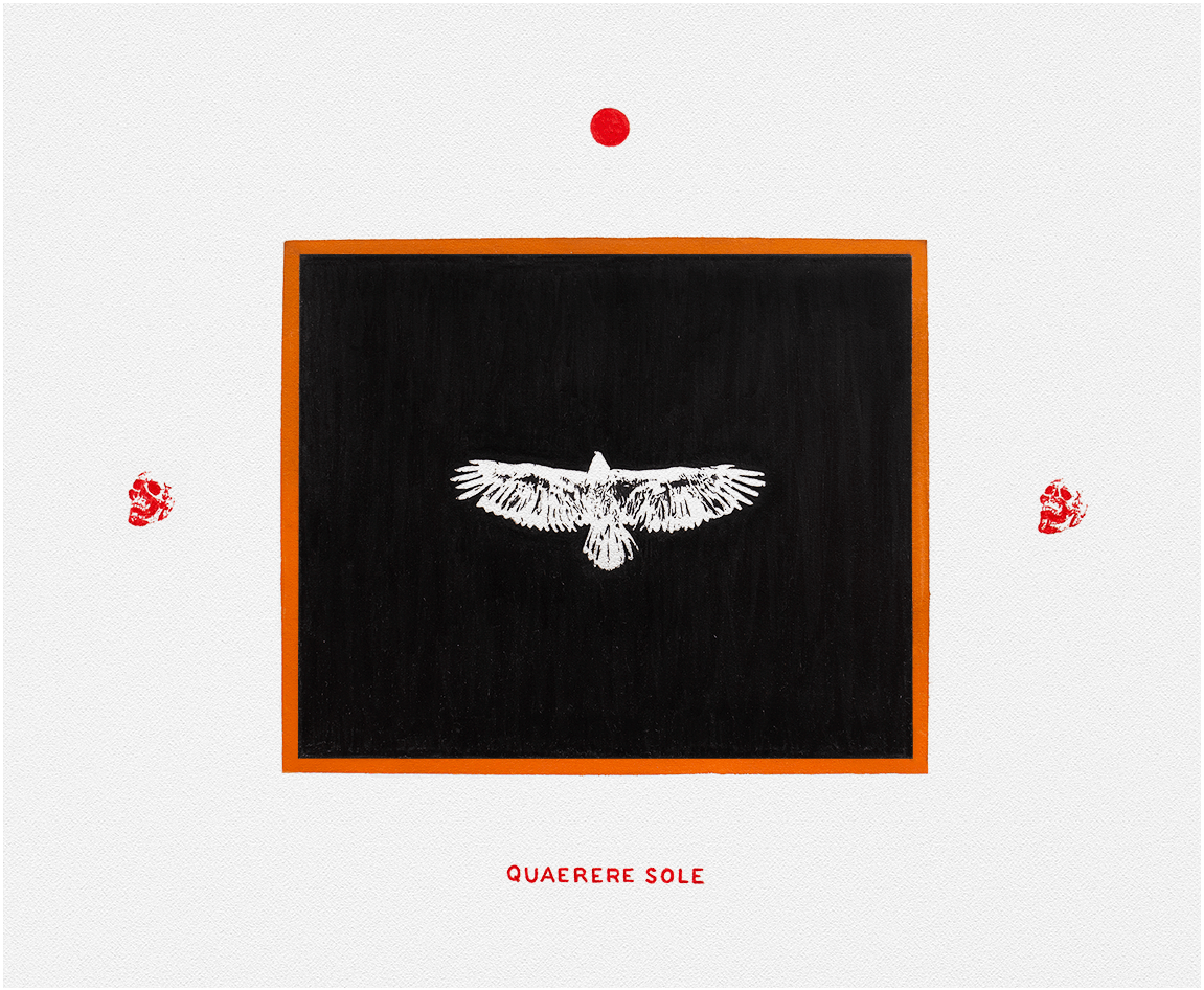 SEEK THE SUN  30 x 24cm  $675