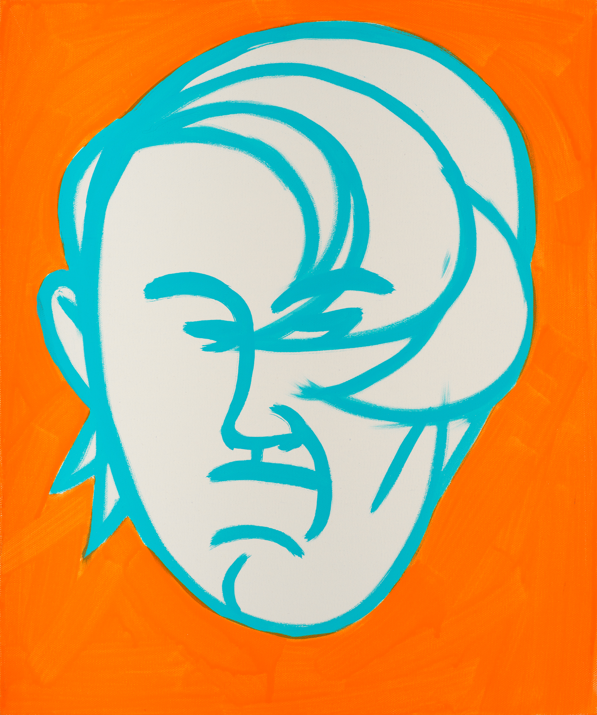 제목 미상, 2004년 경, 캔버스에 아크릴, 45.5 x 38cmNo Title, ca. 2004, acrylic on canvas, 45.5 x 38cm