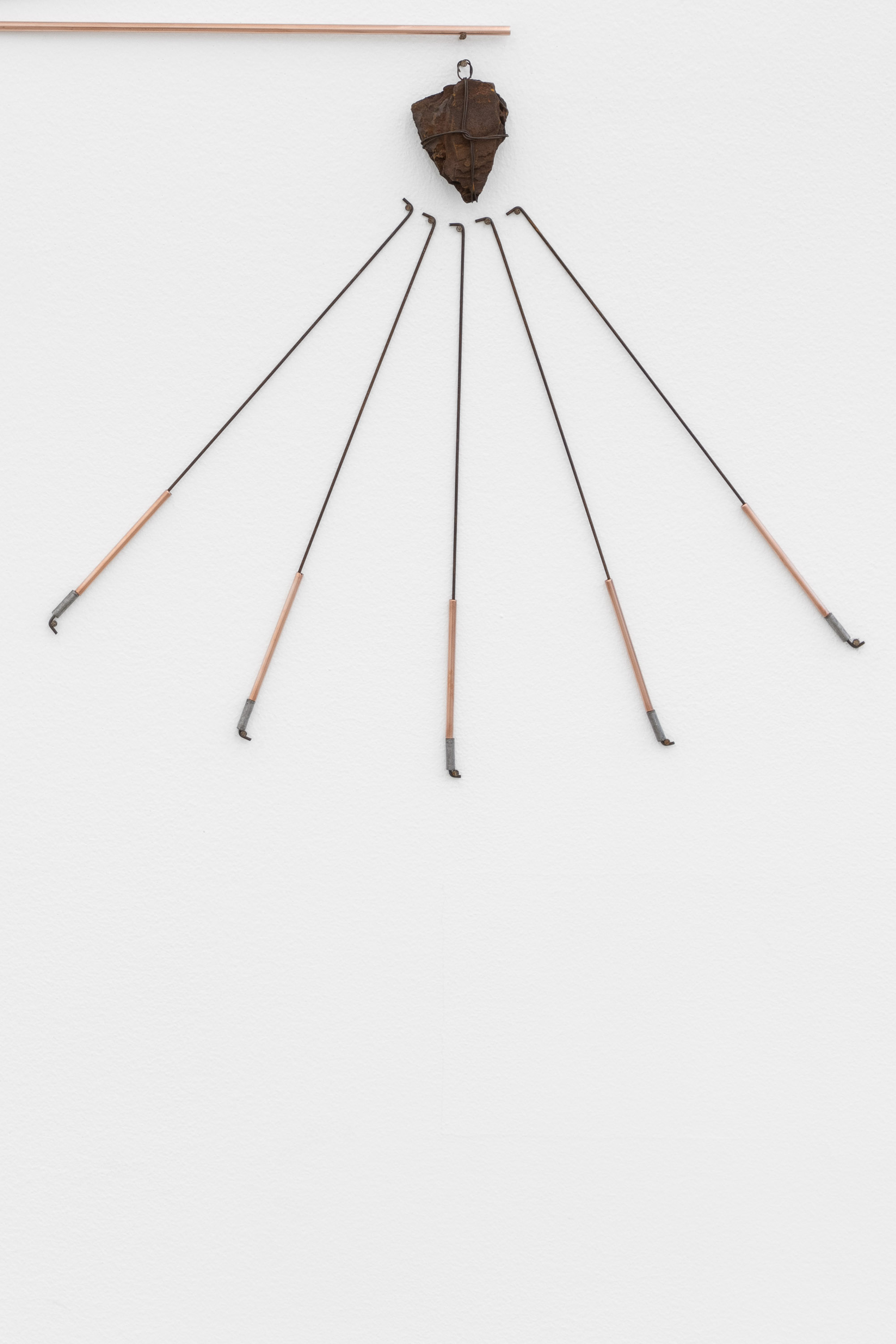 TO THE LISTENING HEARTIron, lead, copper, iron ore. 130 x 120 x 4 cm. 2023