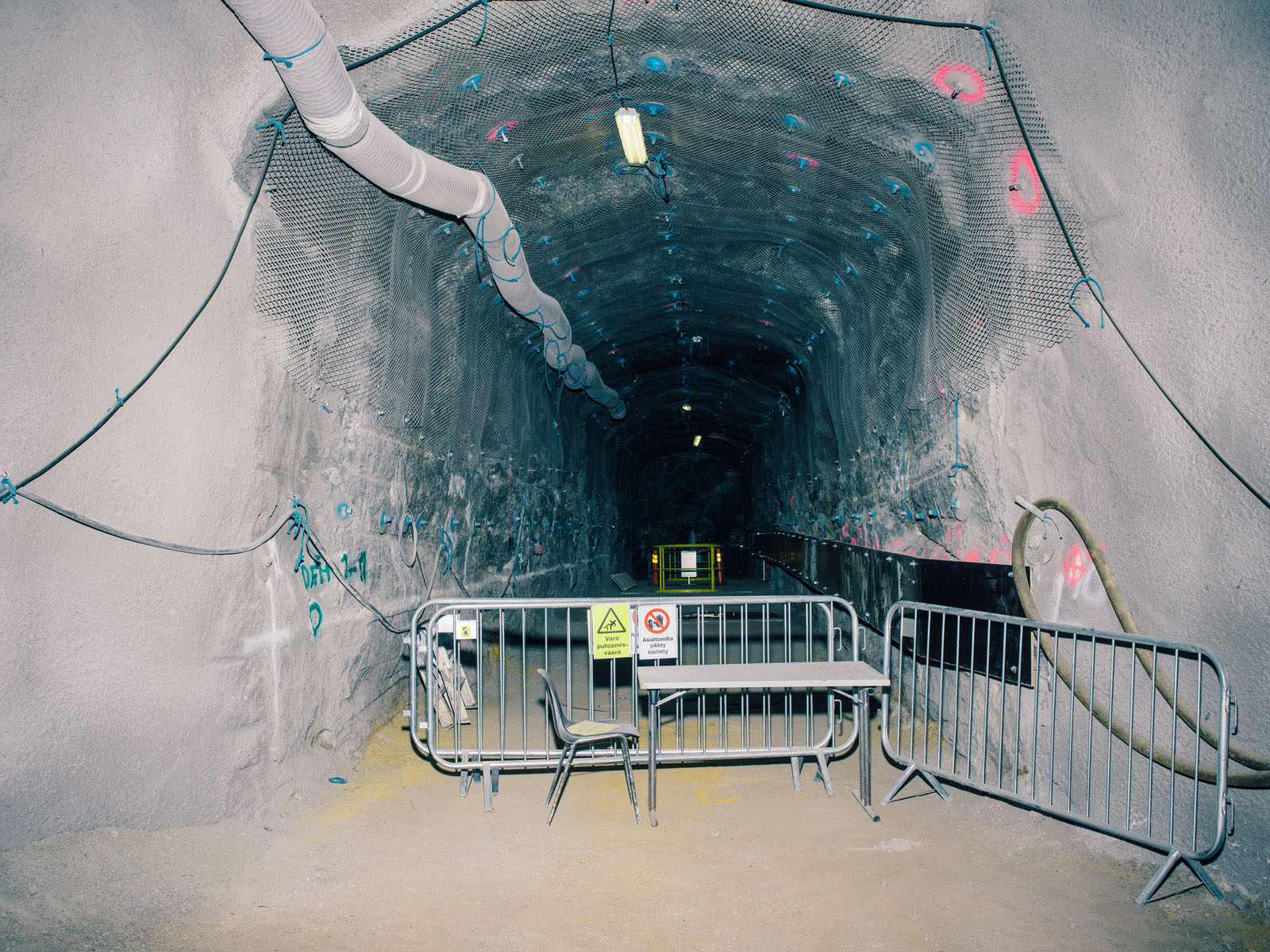 Onkalo, the tomb for nuclear waste.