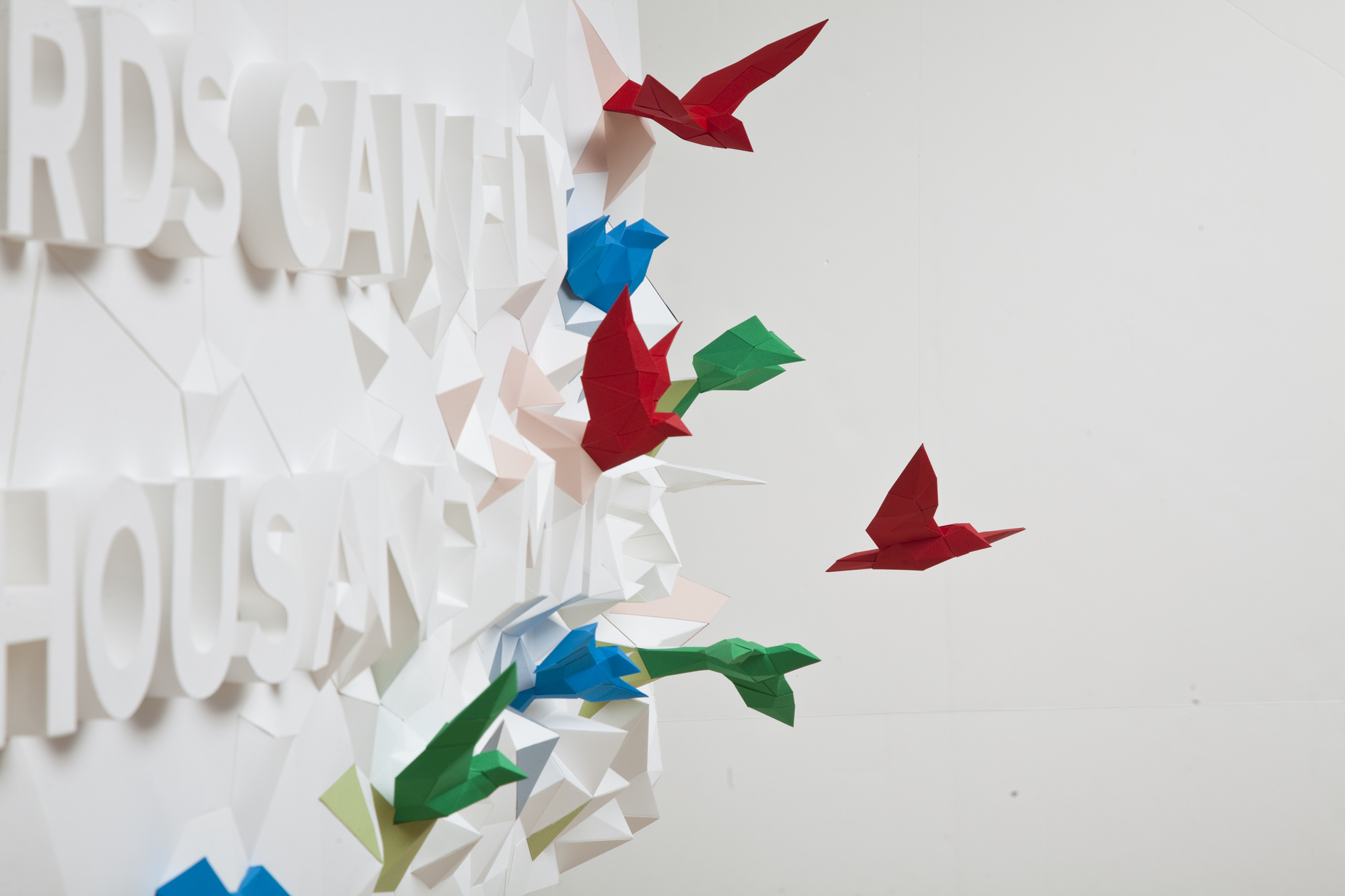 Words Can Fly a Thousand MilesPaper InstallationWith Kyosuke Nishida and Brian Li.