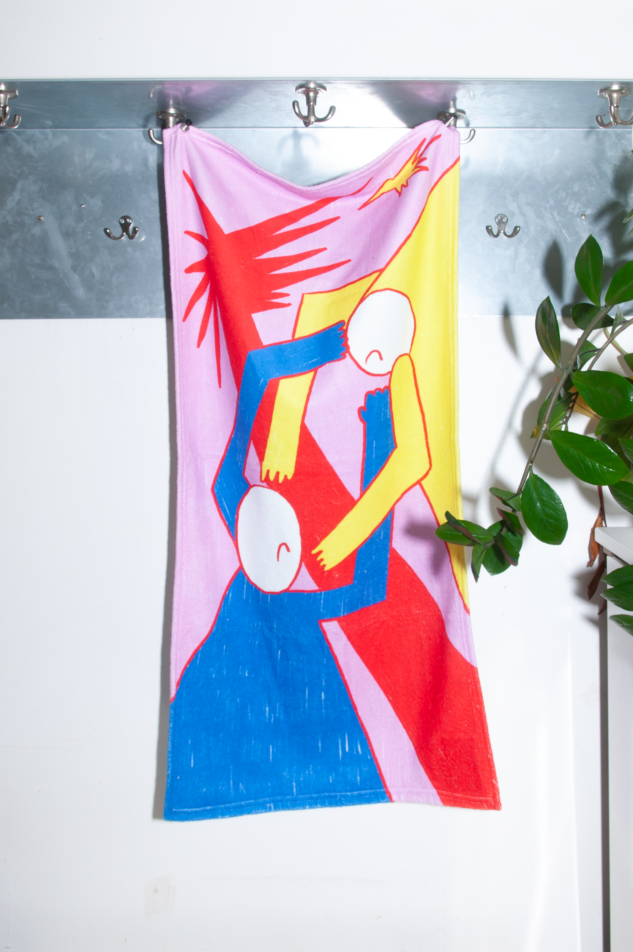 CC:Zine #2 – Wir haben uns lange nicht mehr richtig gesehen., Badetuchserie, 50x100cm, 2022