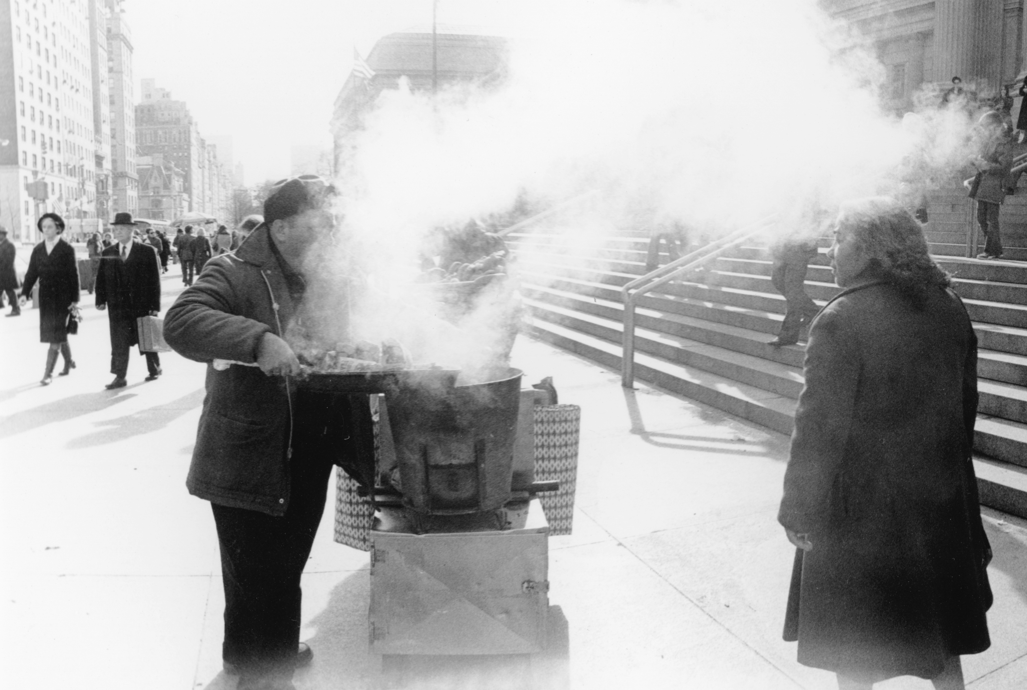 Chestnut seller, 5th Avenue, 1975