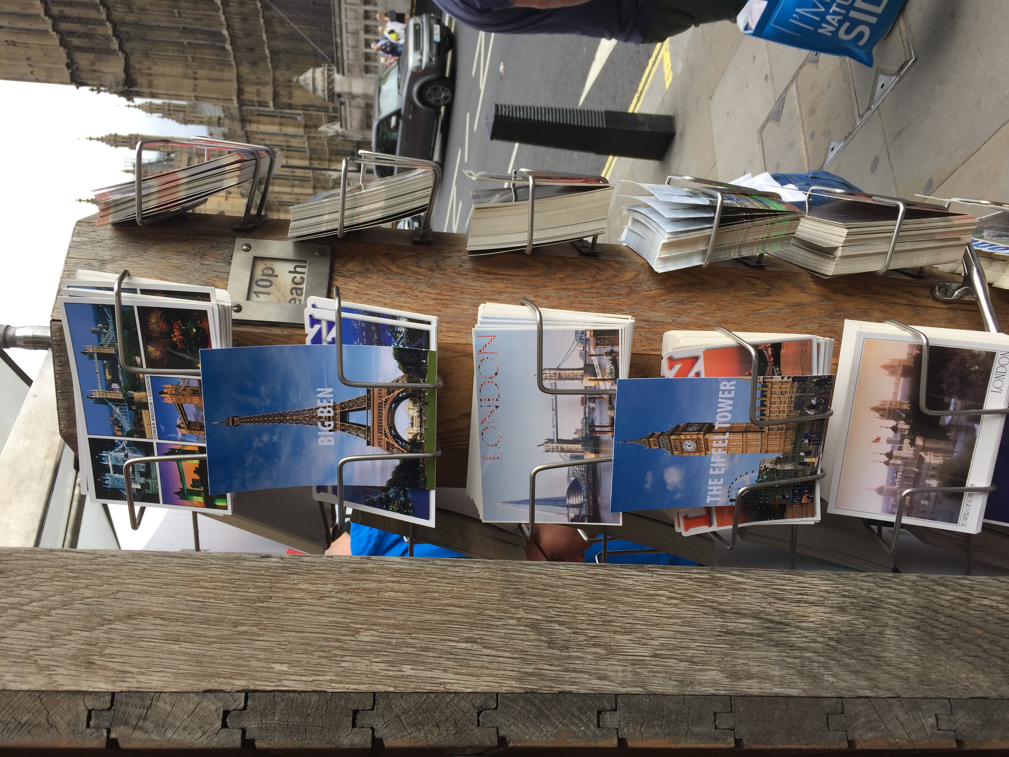 These are Alex's cards by Big Ben in London