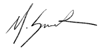 A handwritten signature by Makenzie Smith in black.