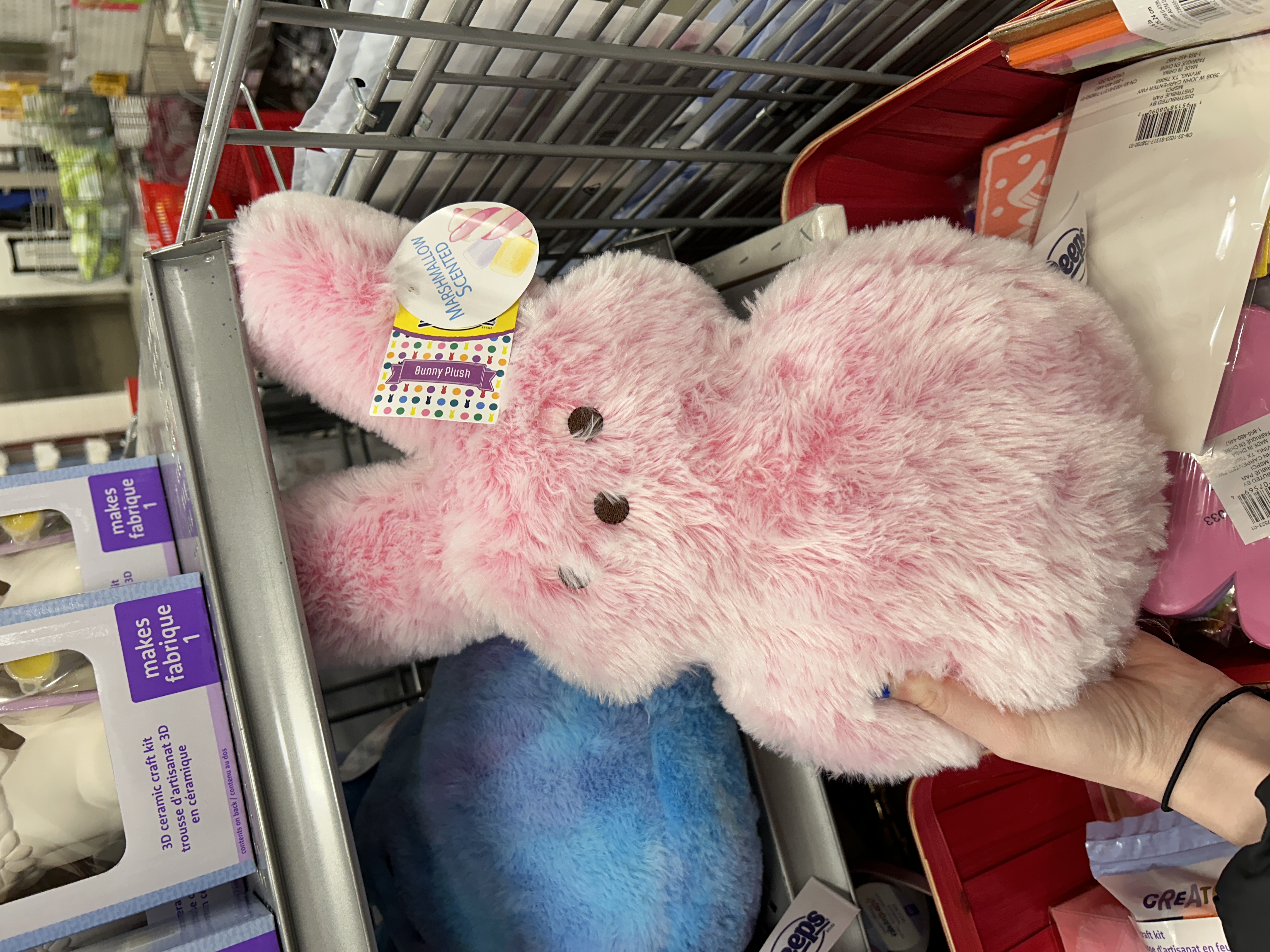 Immietely grabbed my attention, just had to squeeze it. Also, it said "marshmallow scented" which made me think about softness in combination with other senses...