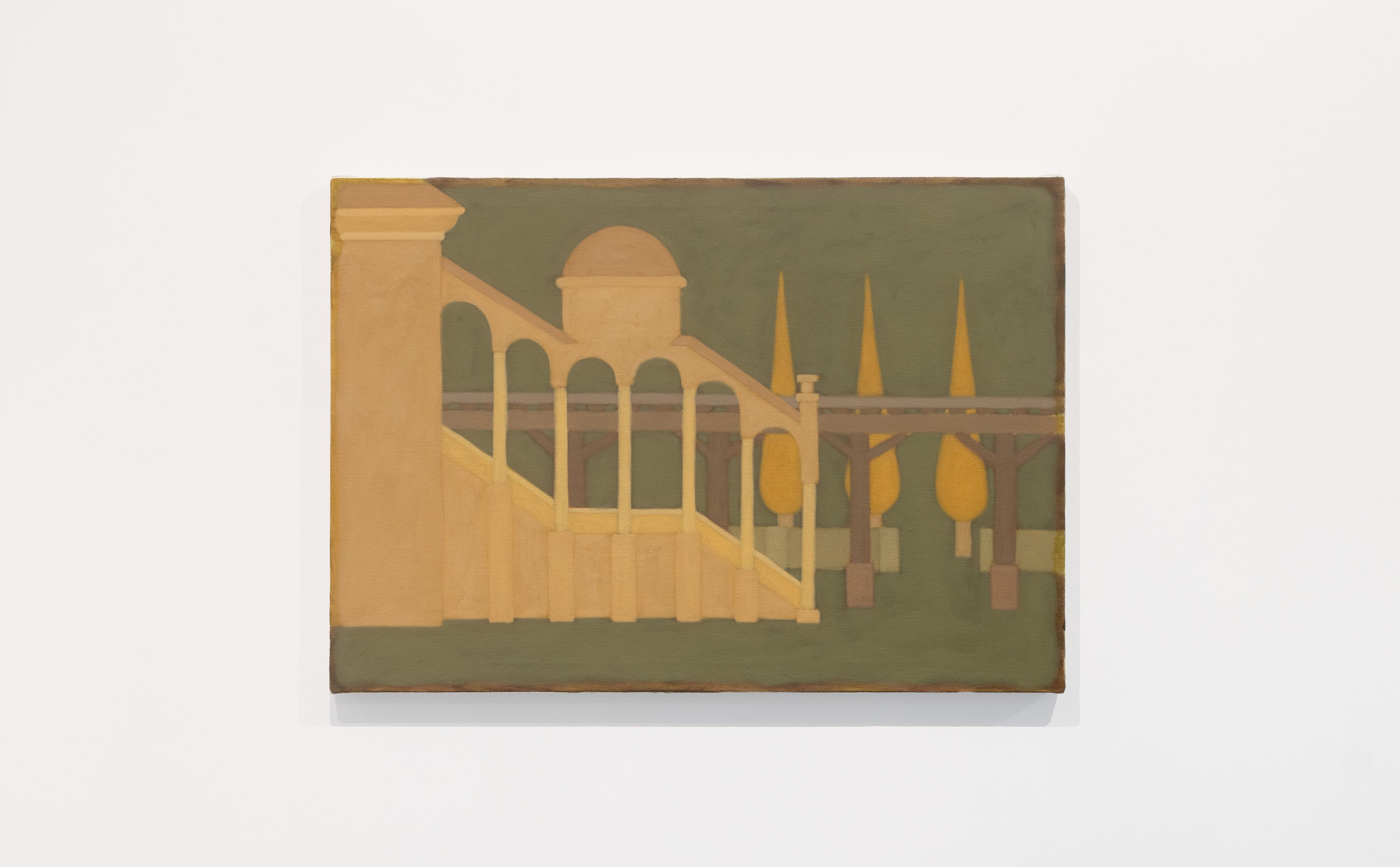 Fermata, 2025, oil and beeswax on linen, 70 x 100 cm