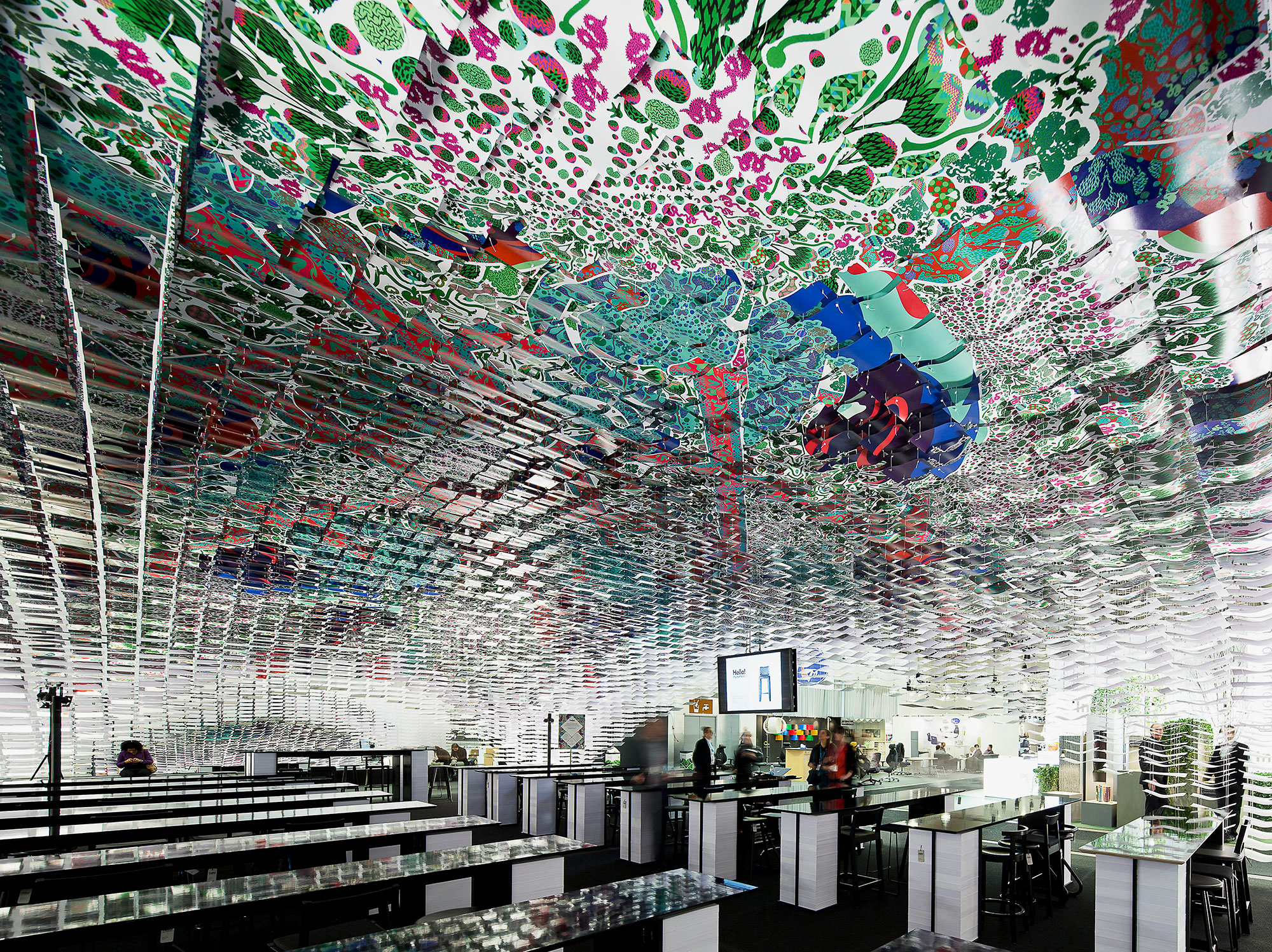 Paper Pavilion, Stockholm Furniture & Light Fair 2013