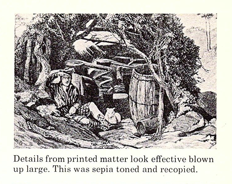 Details From Printed Matter, 2024, found image, 9 x 7.5 cm