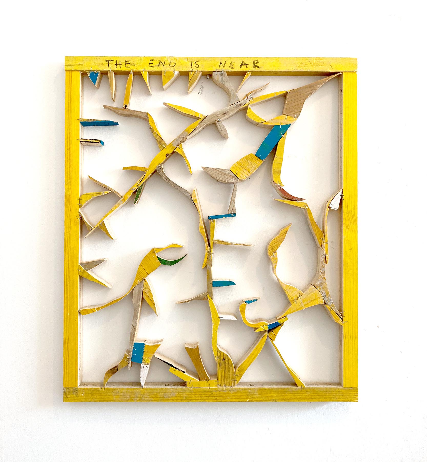 ancient bird art, a sculpture from yellow universe