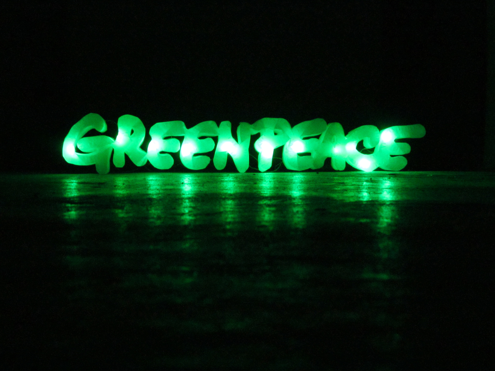 2011 - Unterstützung eines "leuchtenden" Protestes