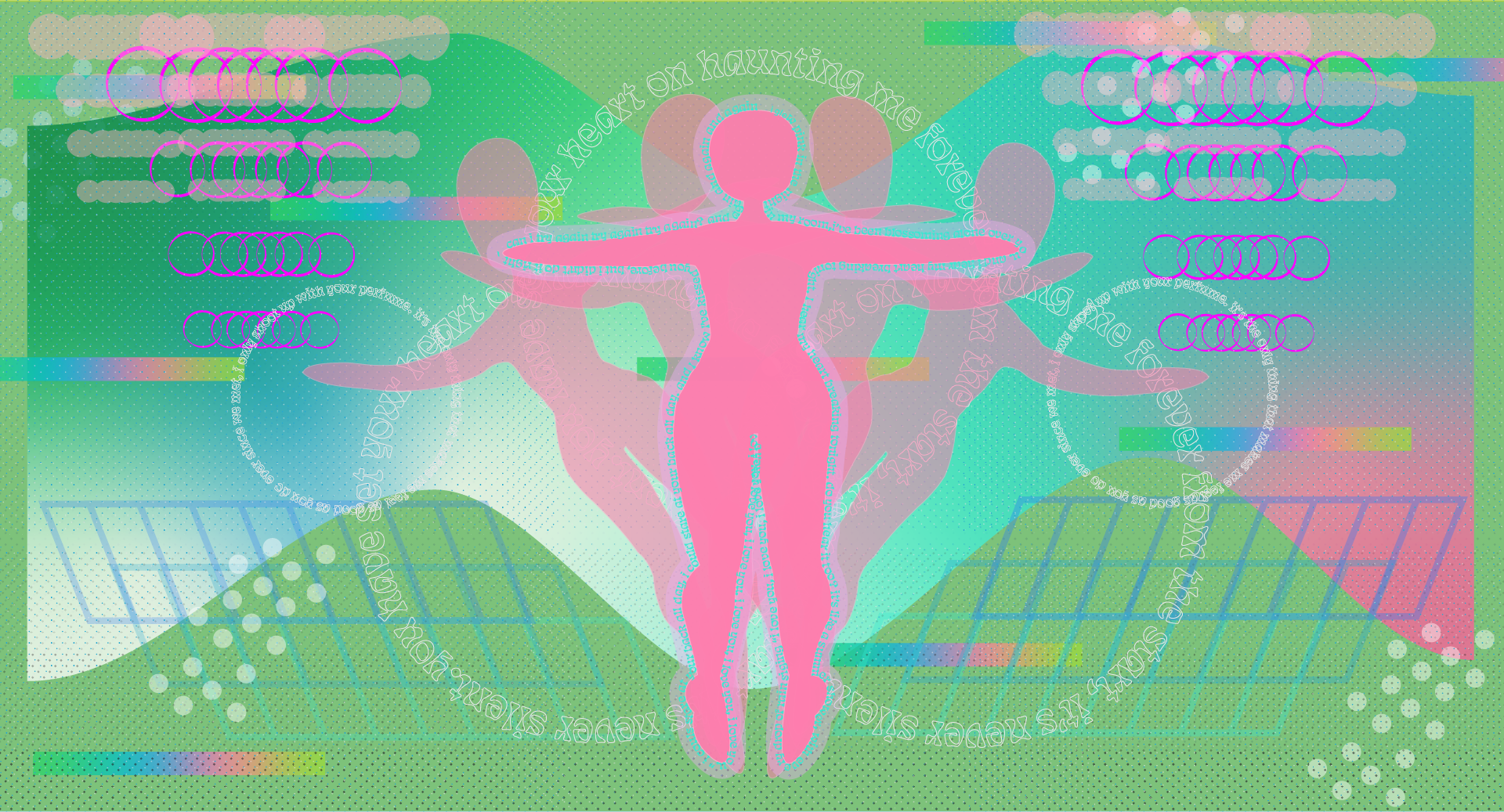 i glow pink in the night in my room, 2021. 1080 x 608 px, digital illustration