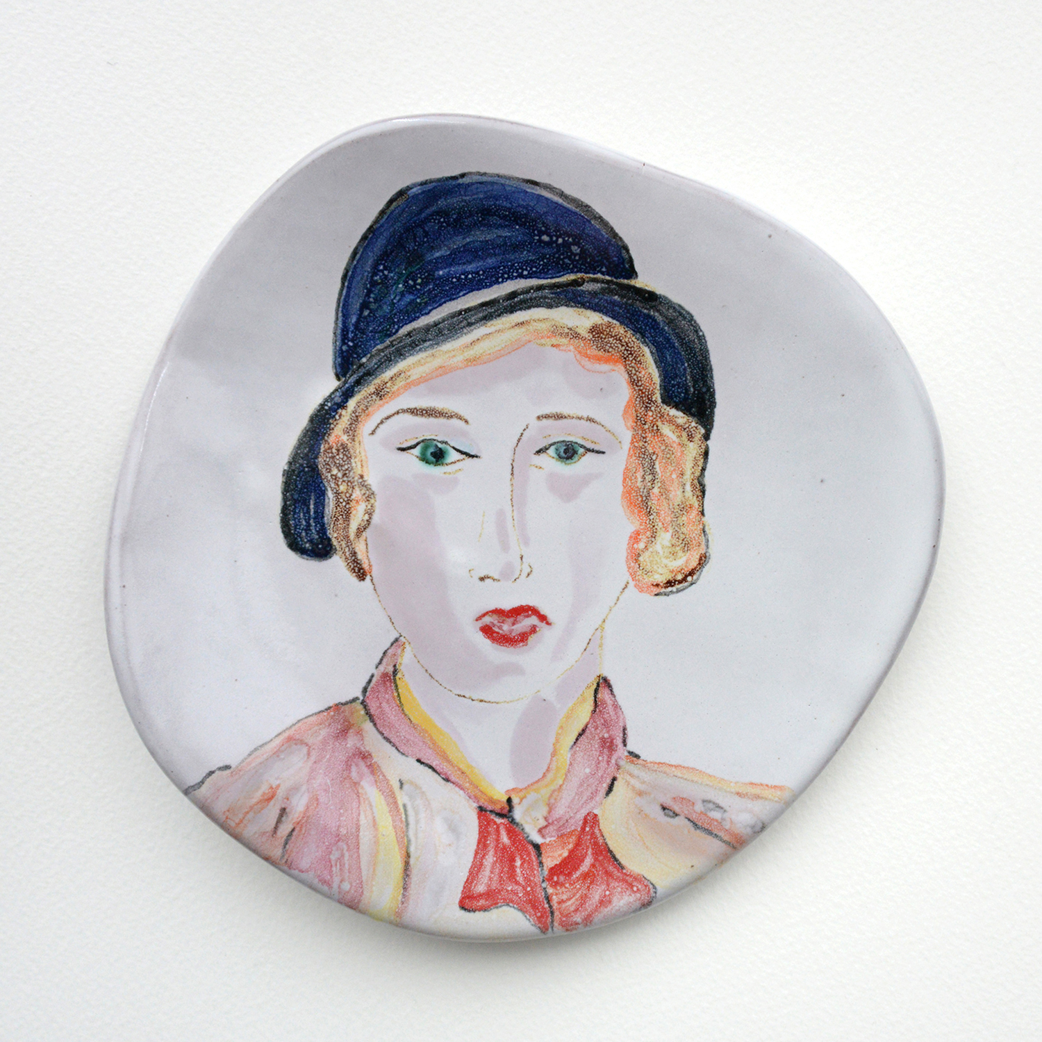 Blue hat from Matera. 16 x 15cms £220