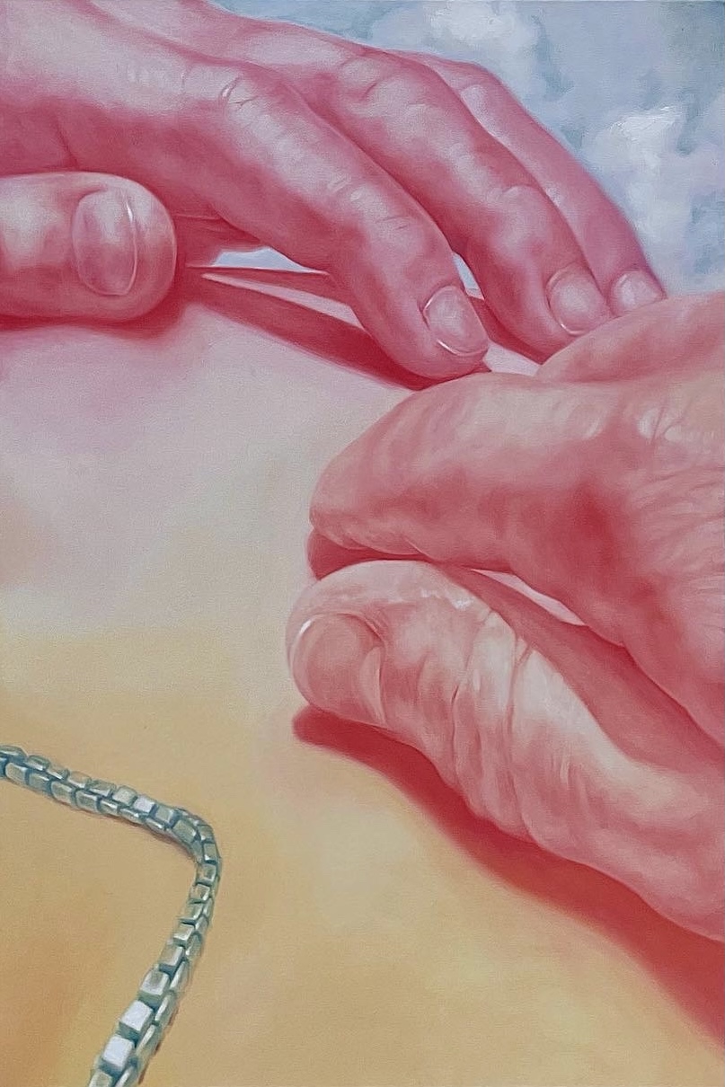 1/52 (2021), oil on canvas, 24x36"