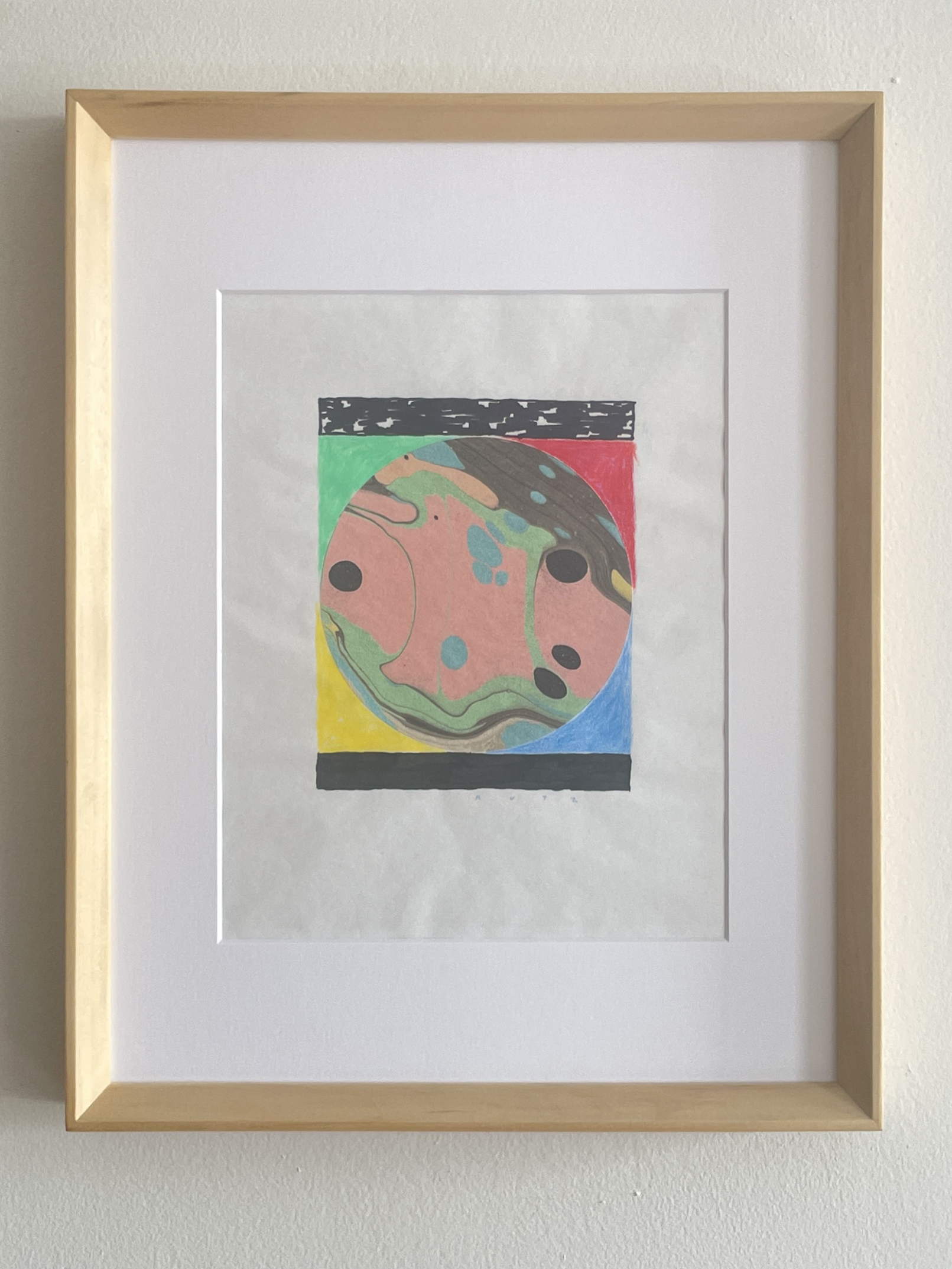 Untitled, collage on paper, 8" x 10," 2023