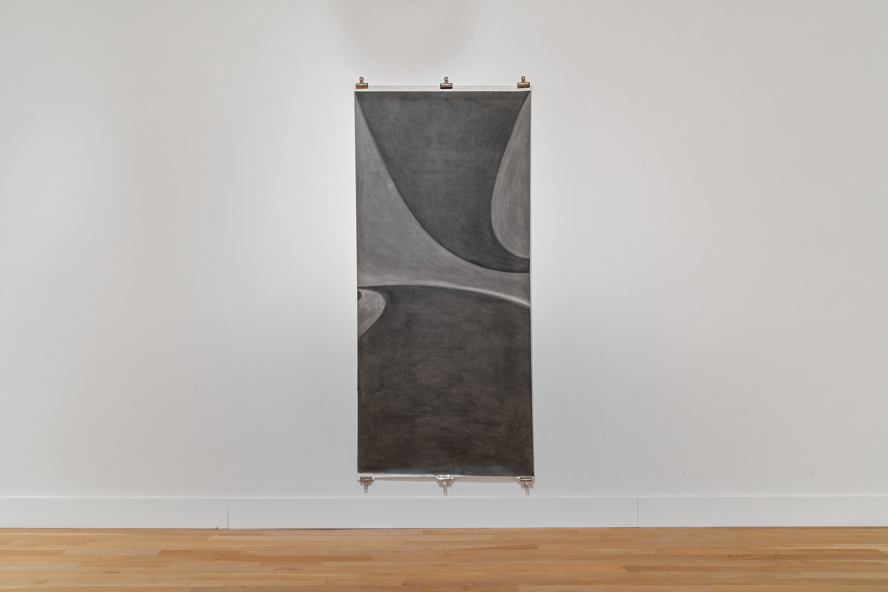 Past, Passed, charcoal on paper, 96 x 42 inches, 2025