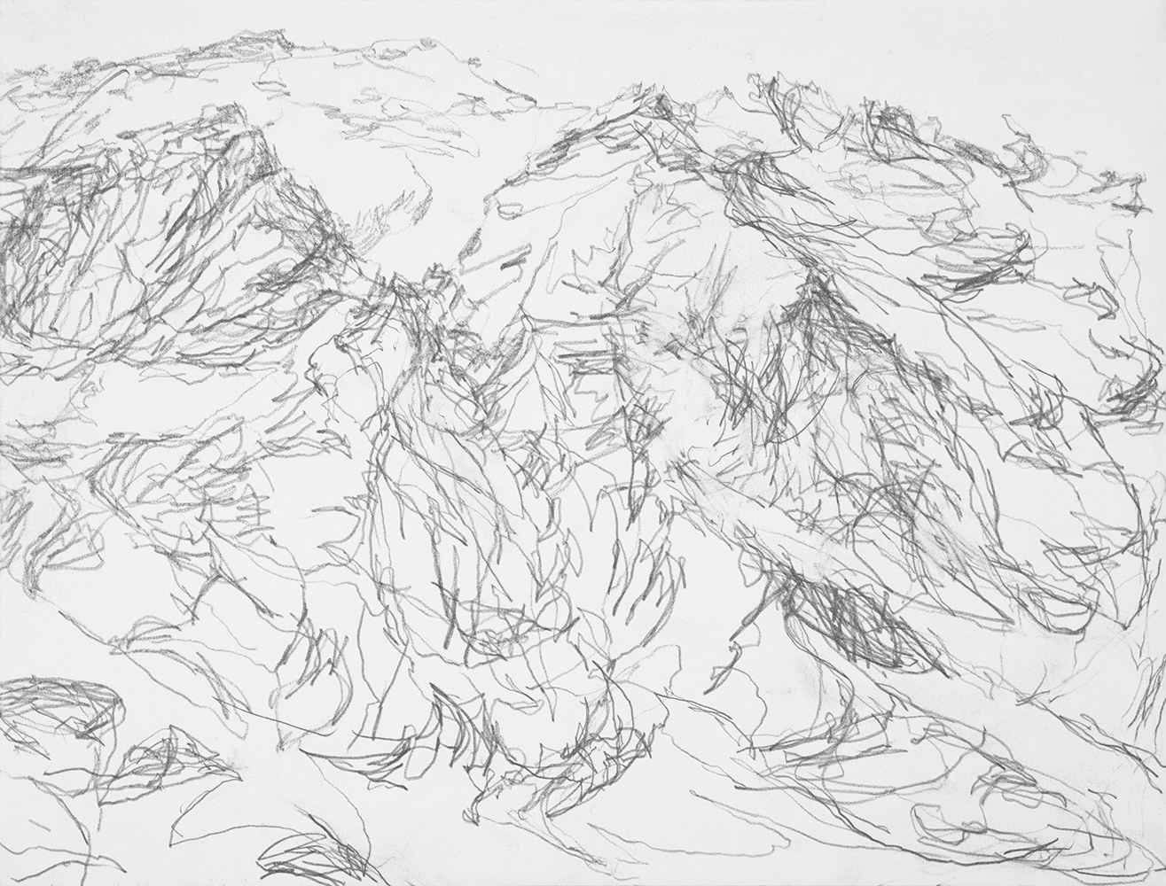 Roches (I)pencil on paper25 x 32,5 cm, 2023