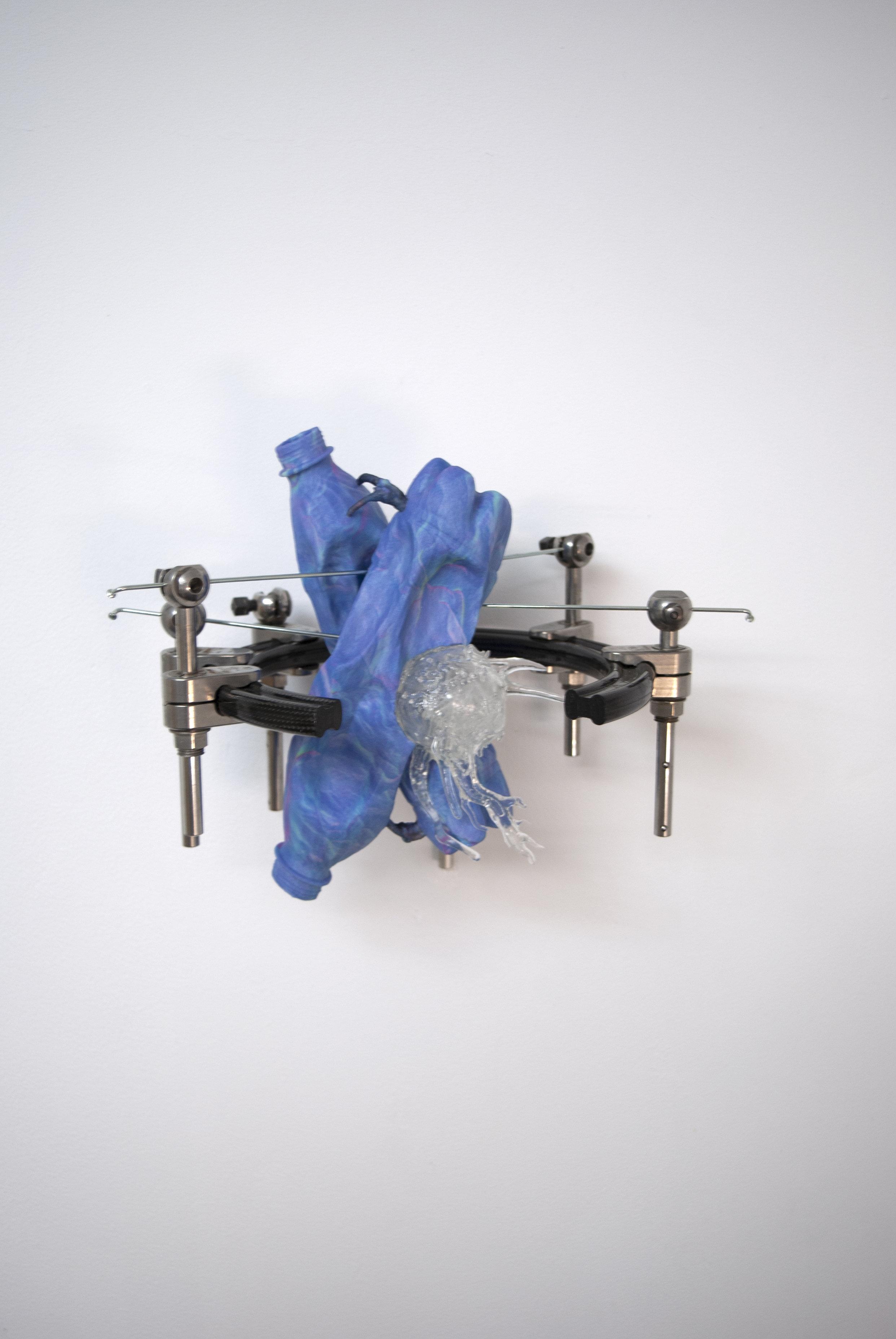   Boliasma I (2020), external fixation medical apparatus, 3D printing SLA/ Multicolor, 25 x 27 x 20 cm