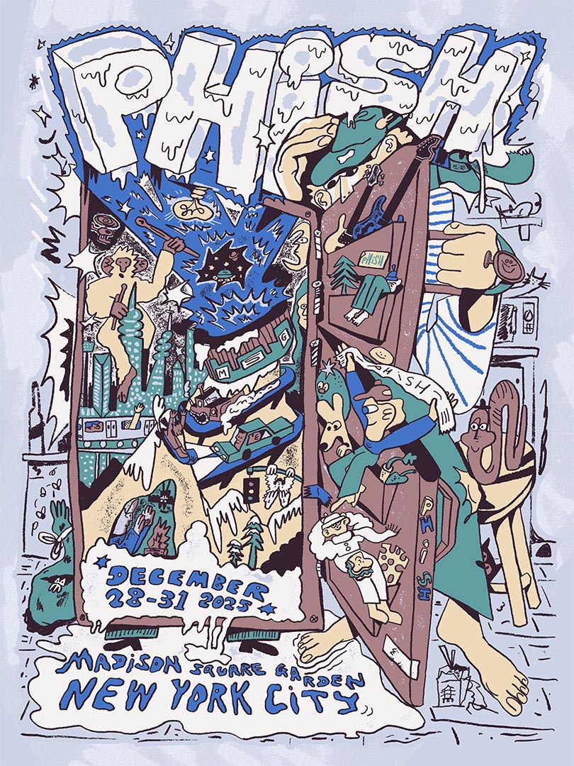 PHISH - Madison Square Garden NYE Poster