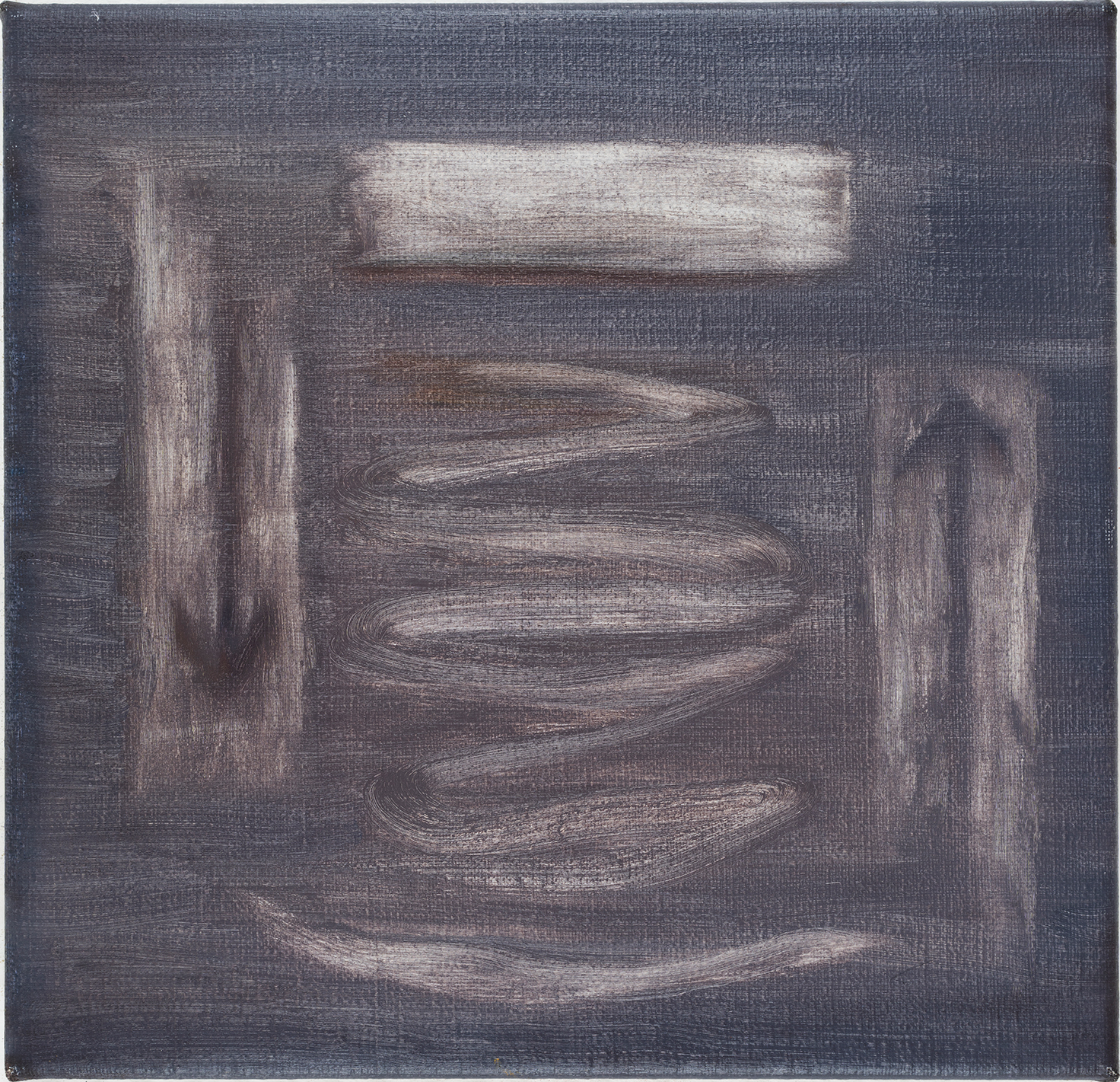 "Umleitung 01", 2022, 24x26cm, oil on canvas