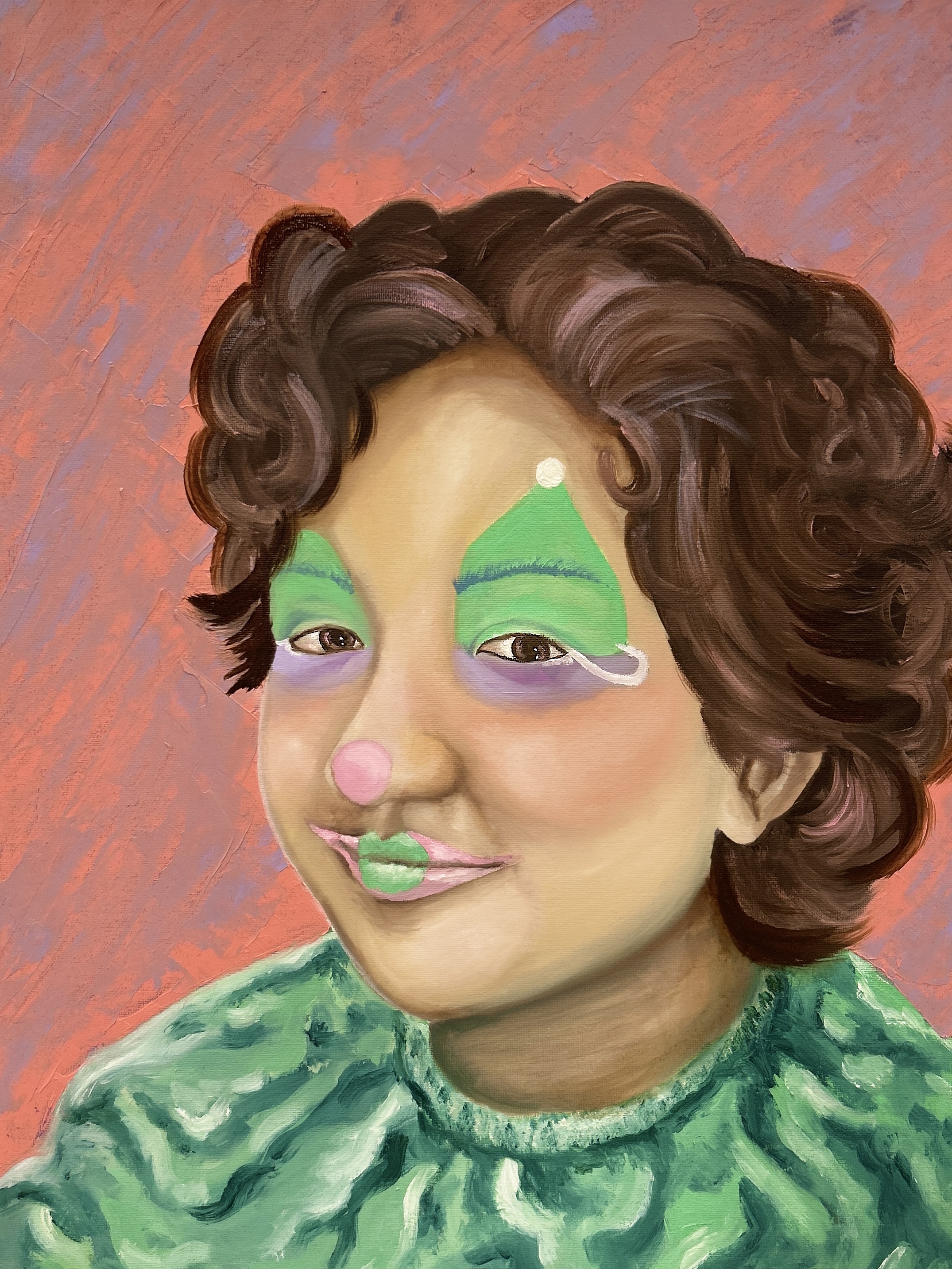 Livelyoil on canvas panel, 18x24 inches, 2023