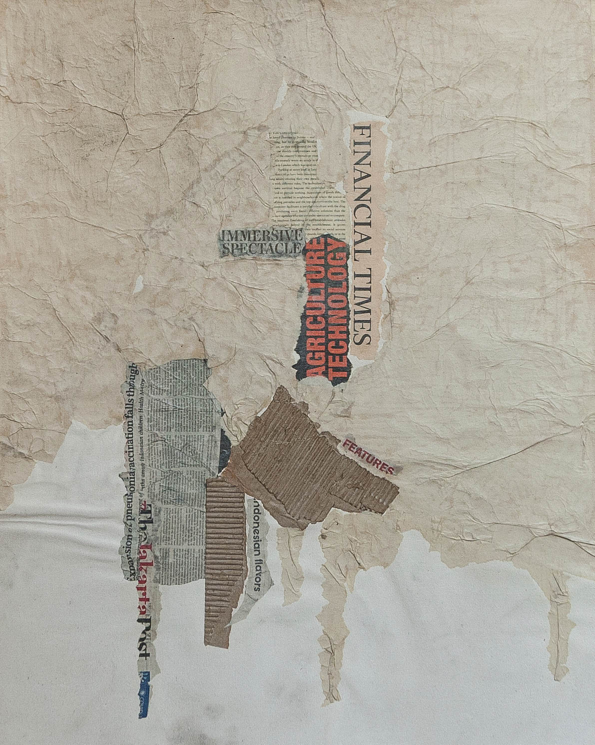 Bastian Hansen | De.construct 1.1 | 2021 | Mixed media on canvas | 105 x 75 cm