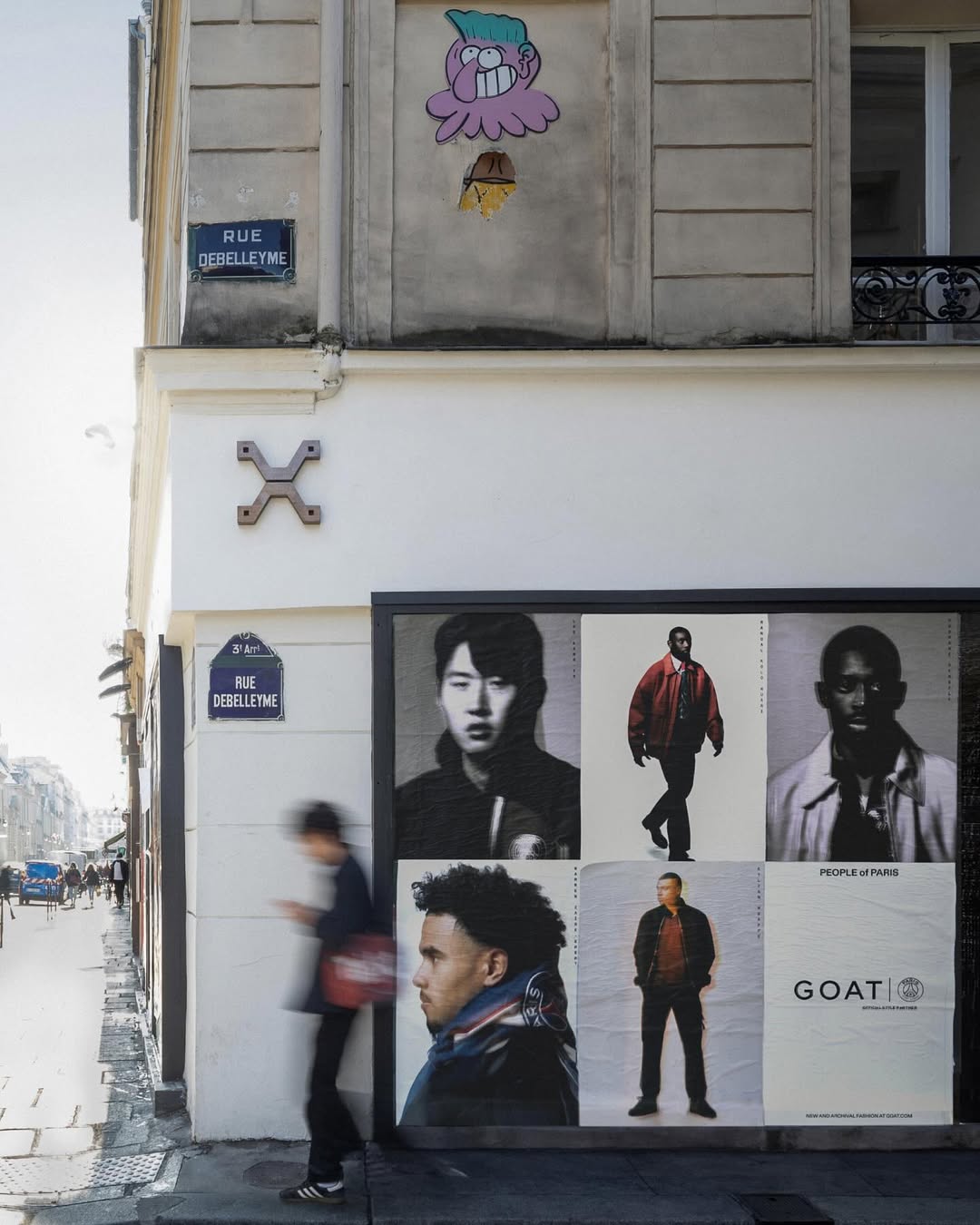 PEOPLE of PARIS for GOAT & PSG. Photography by Thibaut Grevet, Styling by Tamara Rothstein. Creative Direction by Daniël Sumarna, Designed with Akaar Amin