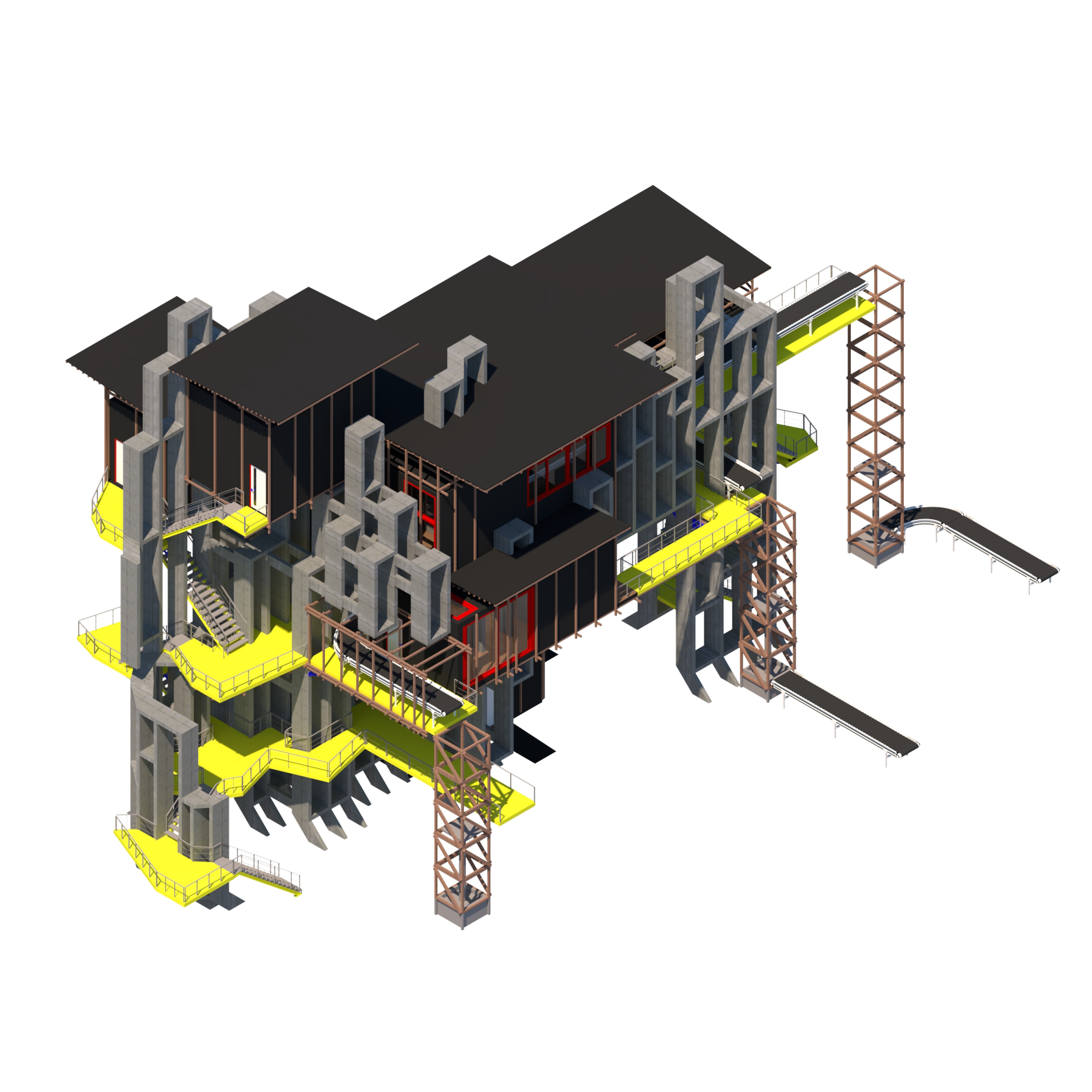 Axonometric and detail