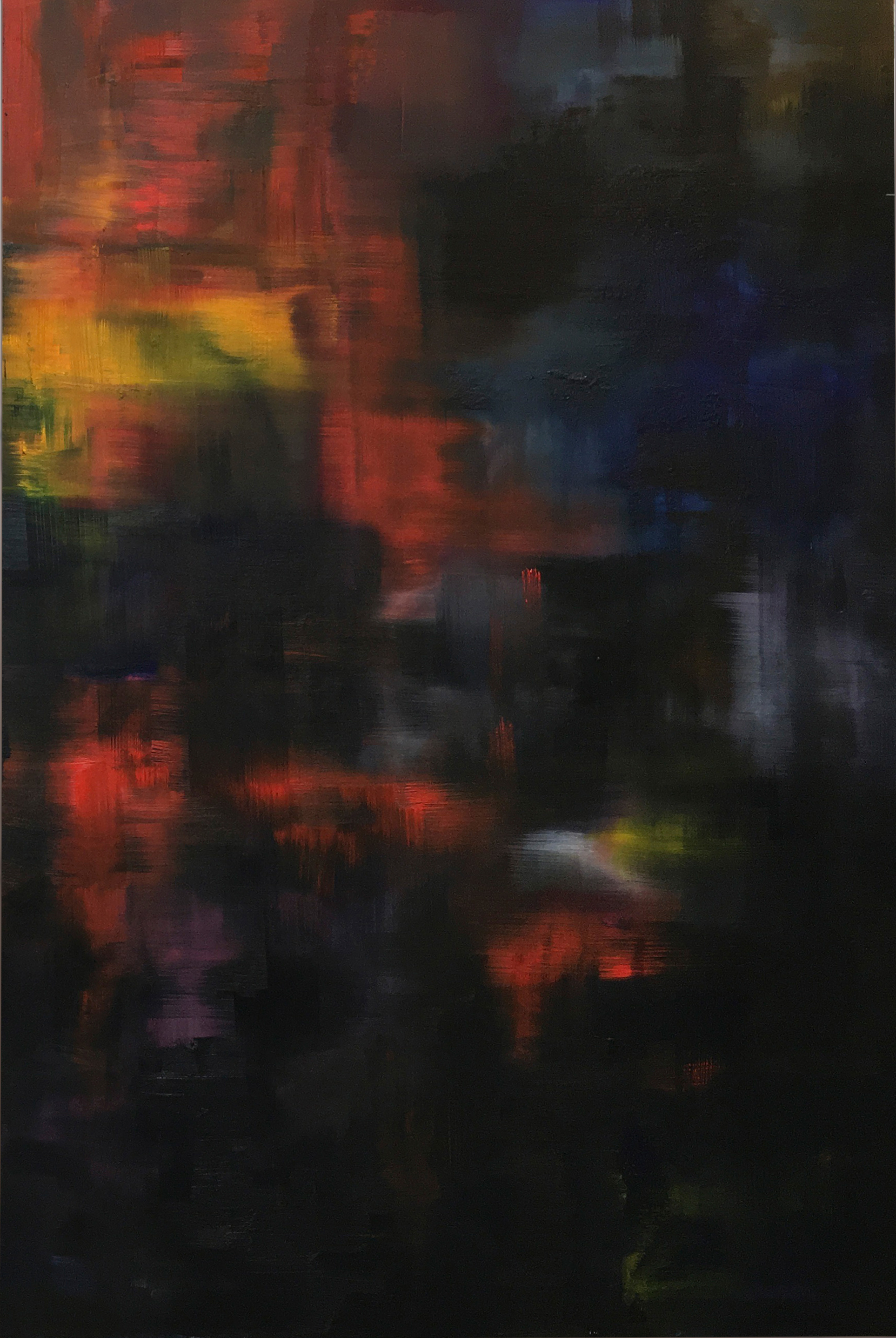 4. Fragile B 2016 oil on canvas 48 x 72’ inches