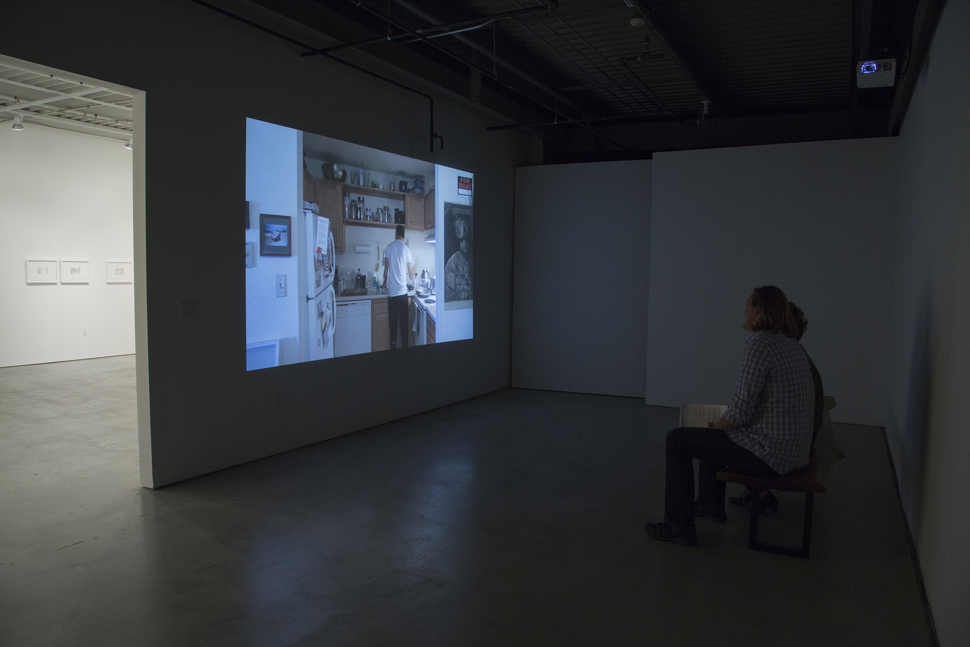 For One, In A Shared Room, 2017, MFA thesis exhibition at Haw Contemporary, Kansas City, MO (photo by Brian Hawkins)