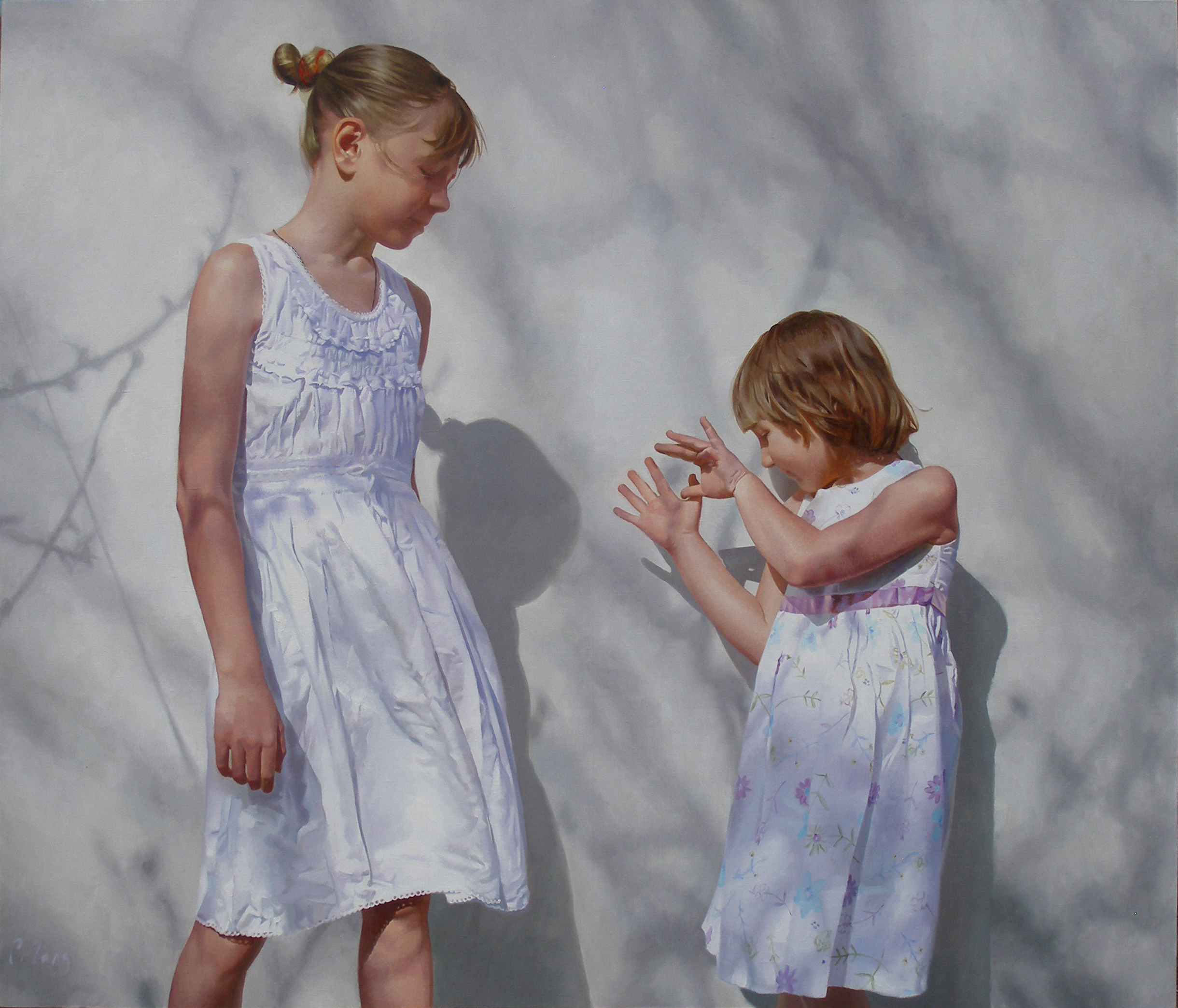 "April shadows", 2013, oil on canvas, 130 x 150 cm