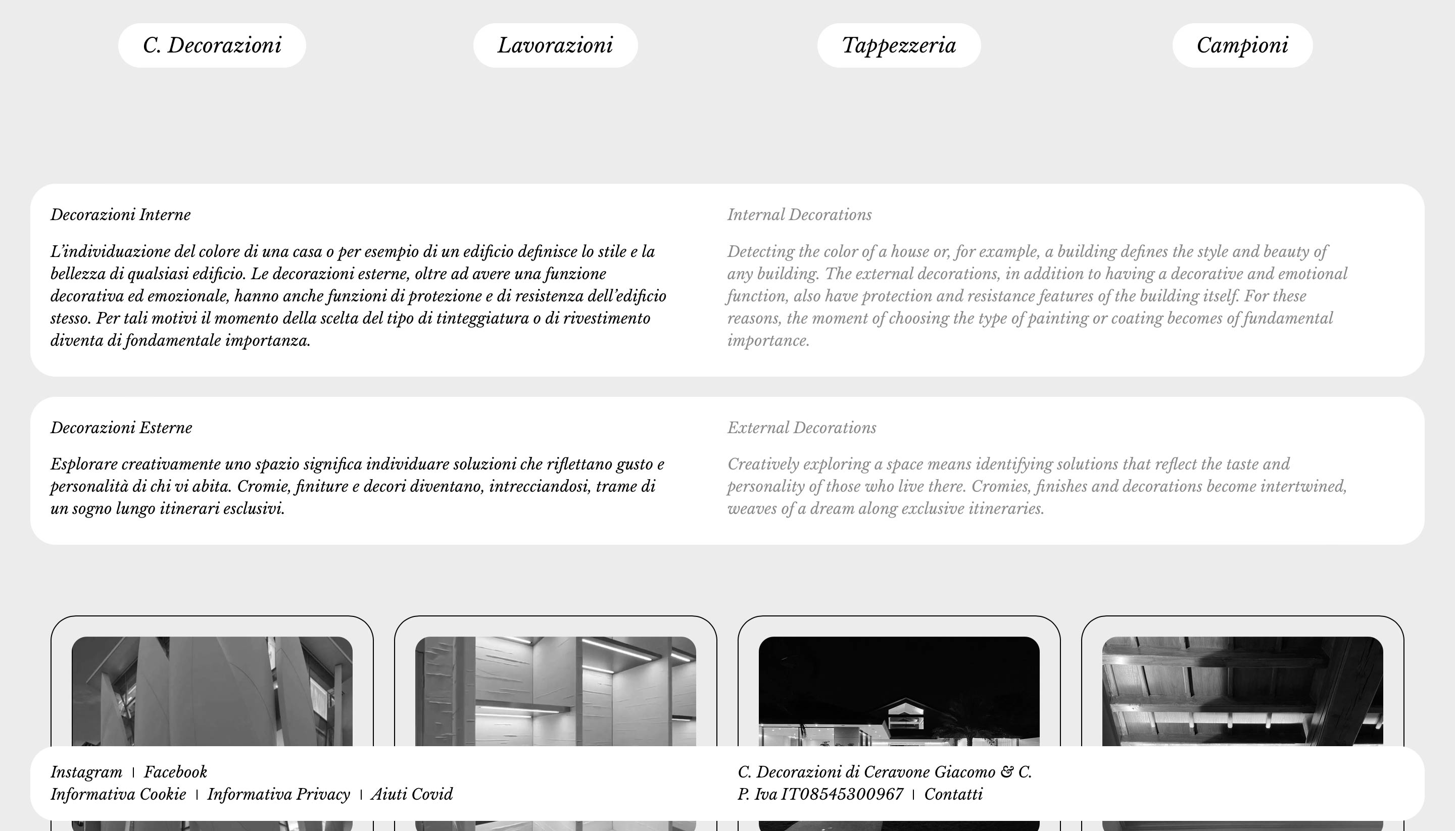 giallo studio c. decorazioni web graphic design