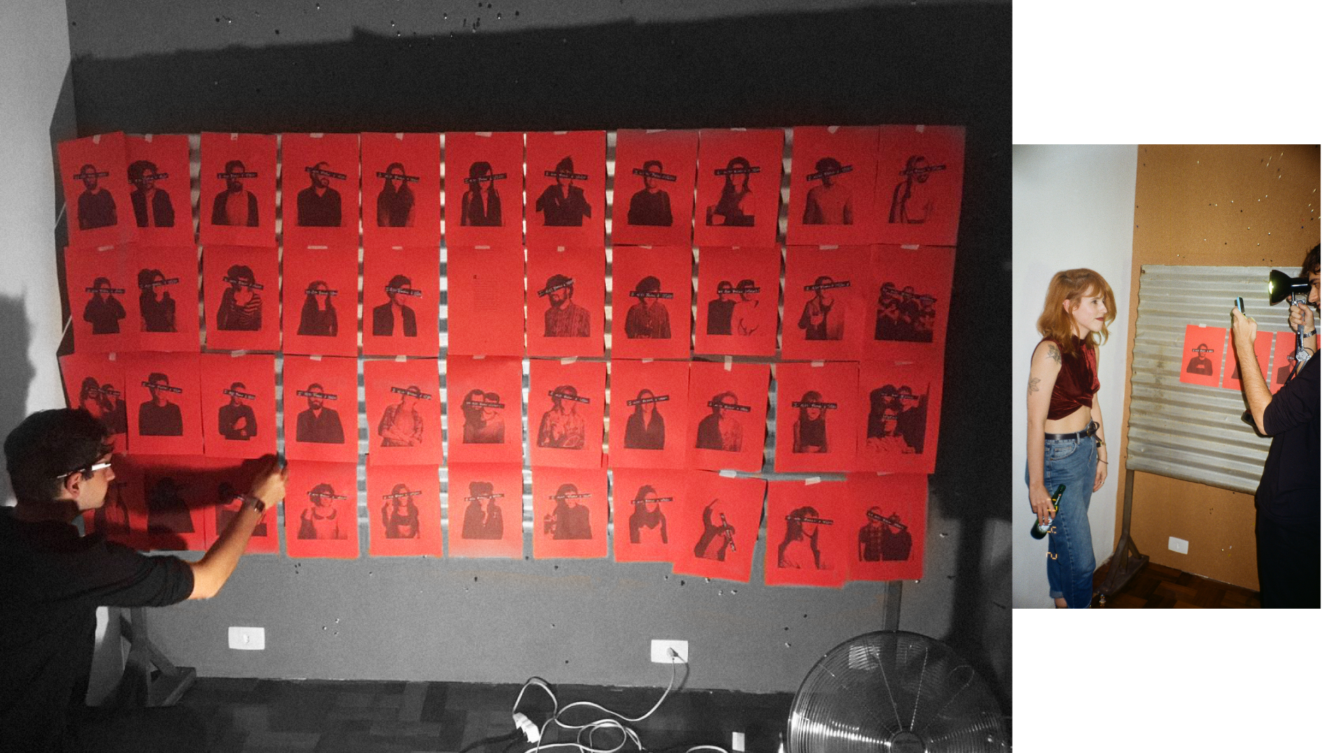 Fig.49. "I miss being a sperm" art performance. 2017.