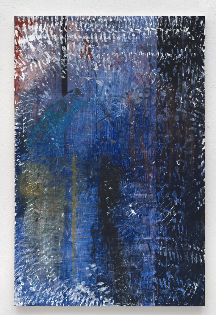 Jack Mernin, Miasma, 2021, oil and acrylic on canvas, 73 x 48 in / 185.4 x 122 cm