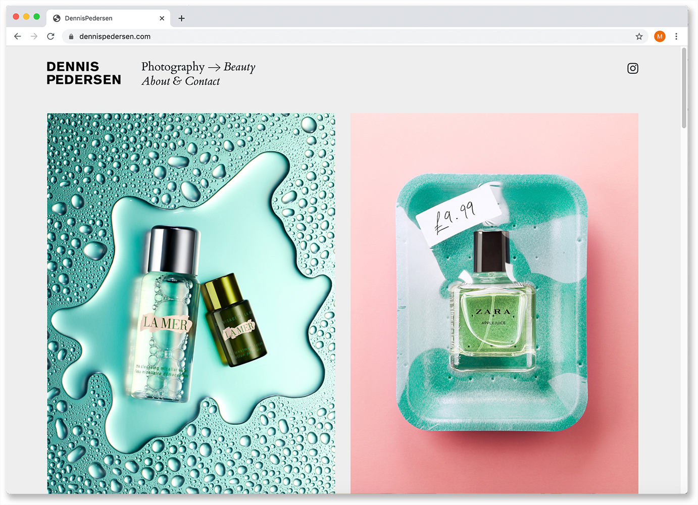 Website design dennispedersen.com VISIT ︎︎︎ 