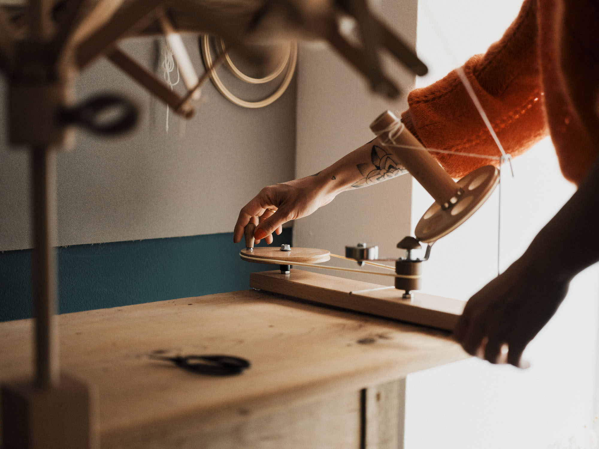 Patent & Patronen, Strickatelier