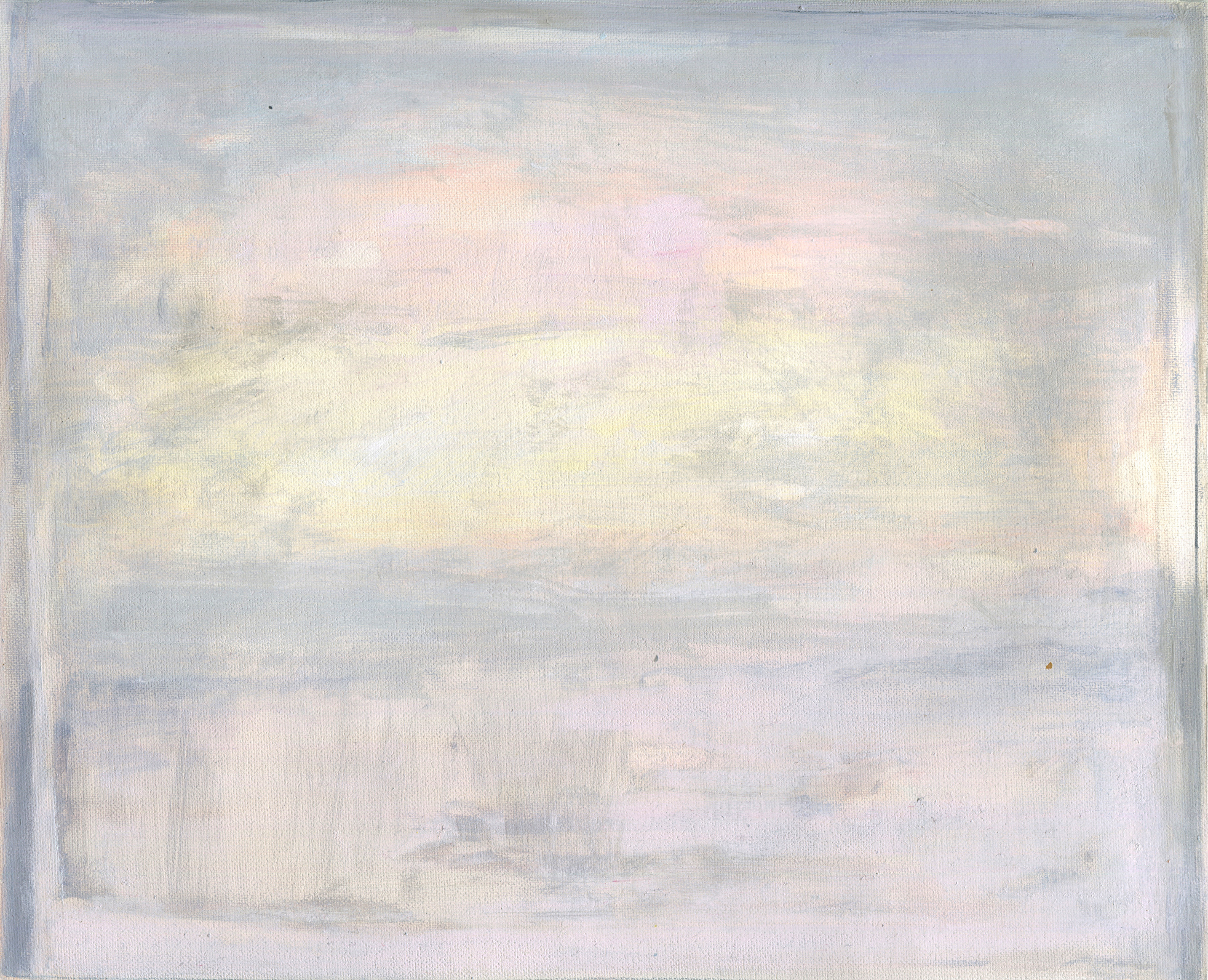 6-part painting (3), acrylic on canvas, 26 x 37 cm