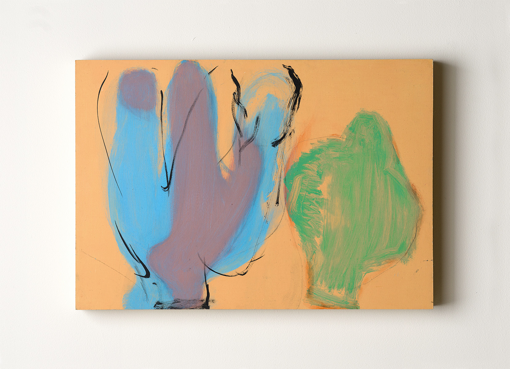 'Equal Potential' - Acryl paint and ink on mdf panel, birch frames, 35 x 50 x 5 cm