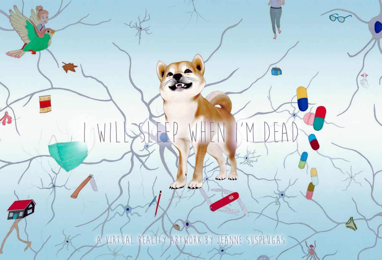 Jeanne Susplugas - I will sleep when I’m dead, 2020 - Réalité virtuelle - ©La Patinoire Royale/Galerie Valérie Bach, Bruxelles et Jeanne Susplugas