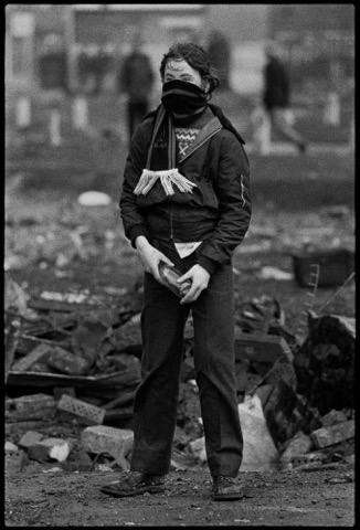 Belfast, 7 mai 1981. Émeutes dans les quartiers catholiques.