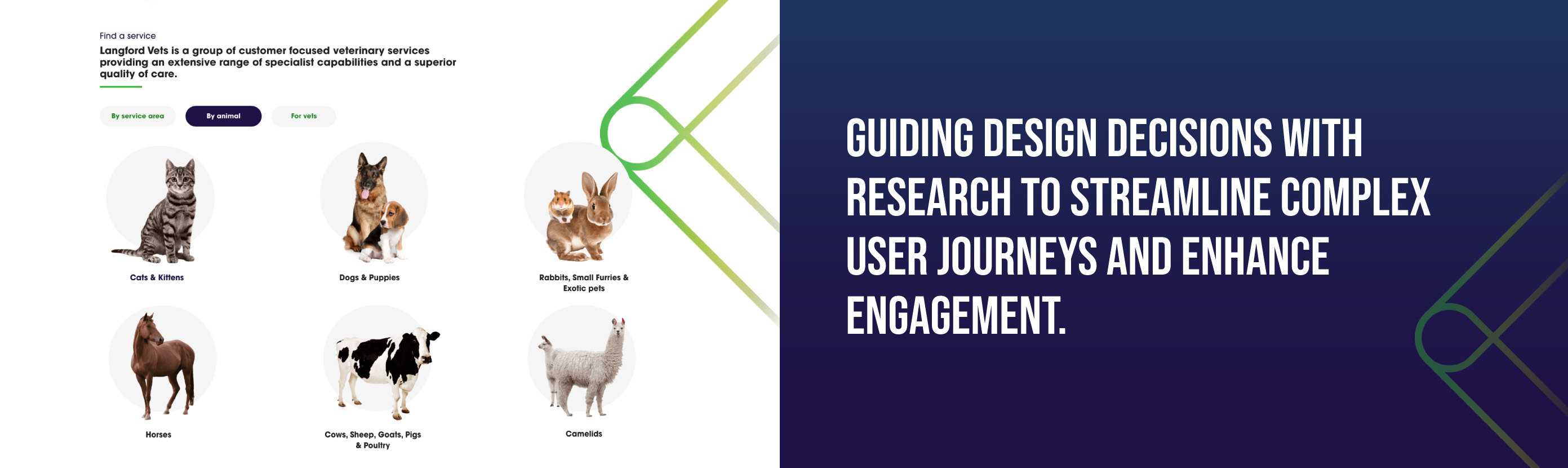 Guiding design decisions with research to streamline complex user journeys and enhance engagement.